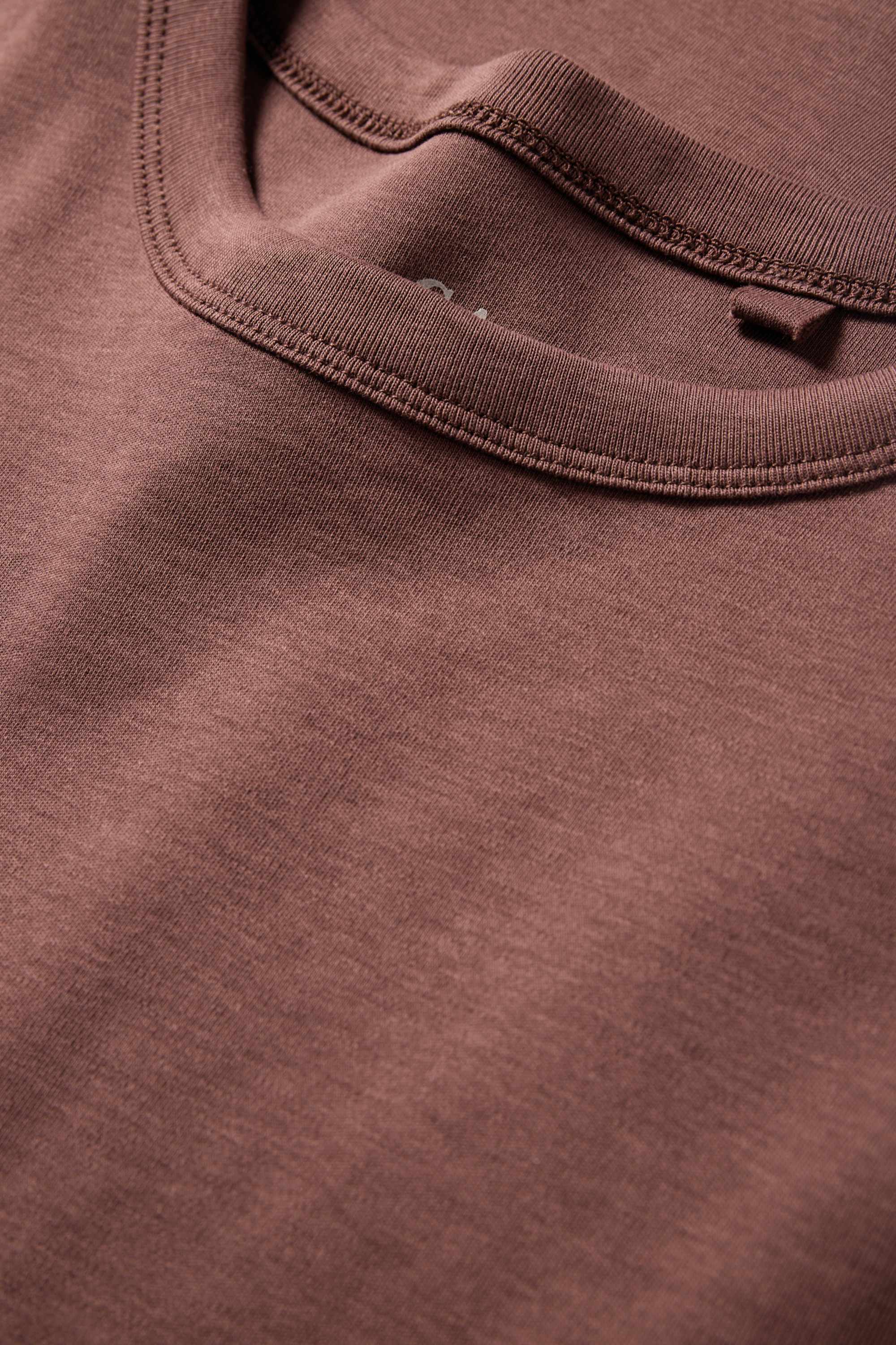 T-shirt - oversized dark brown