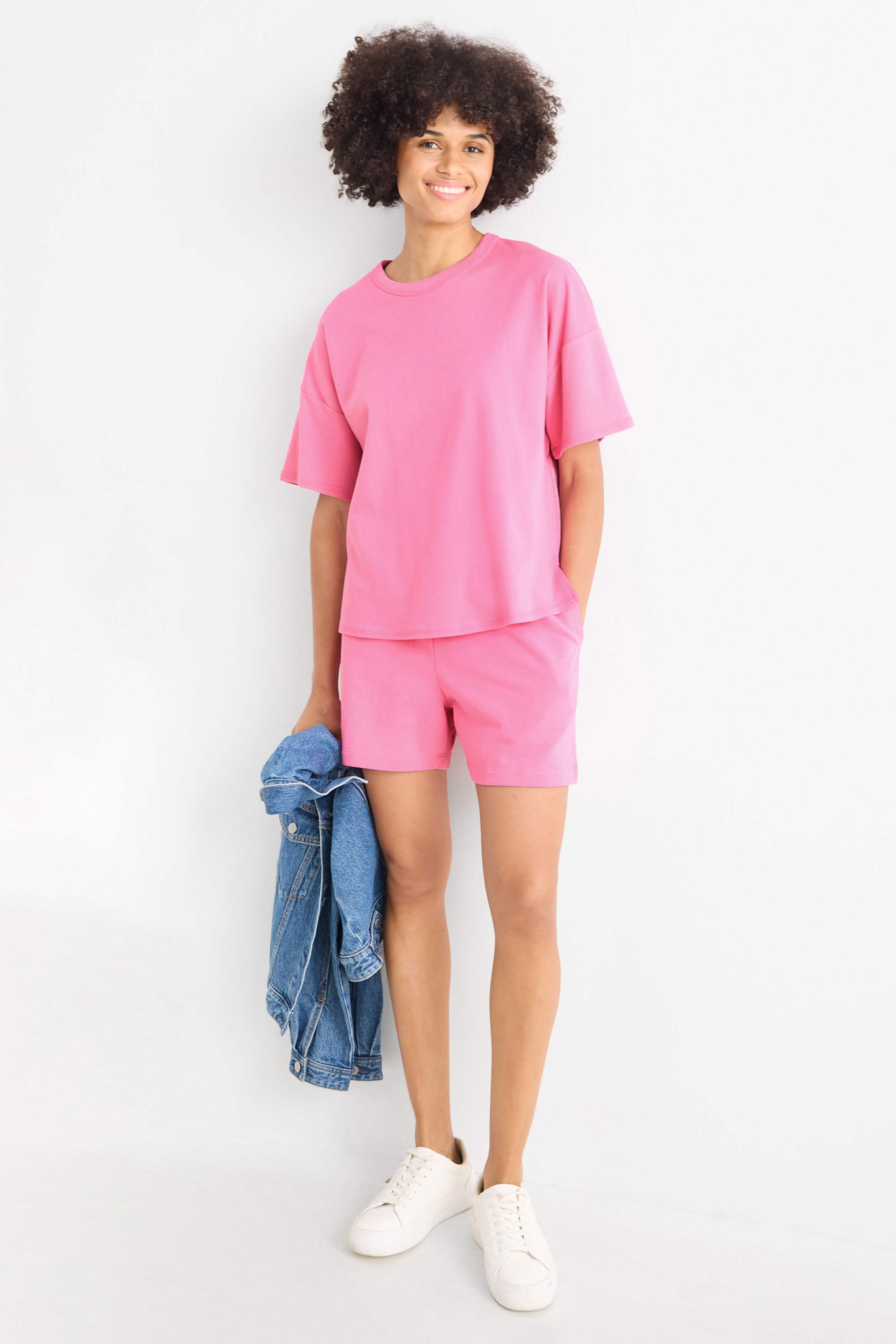 T-shirt - oversized pink