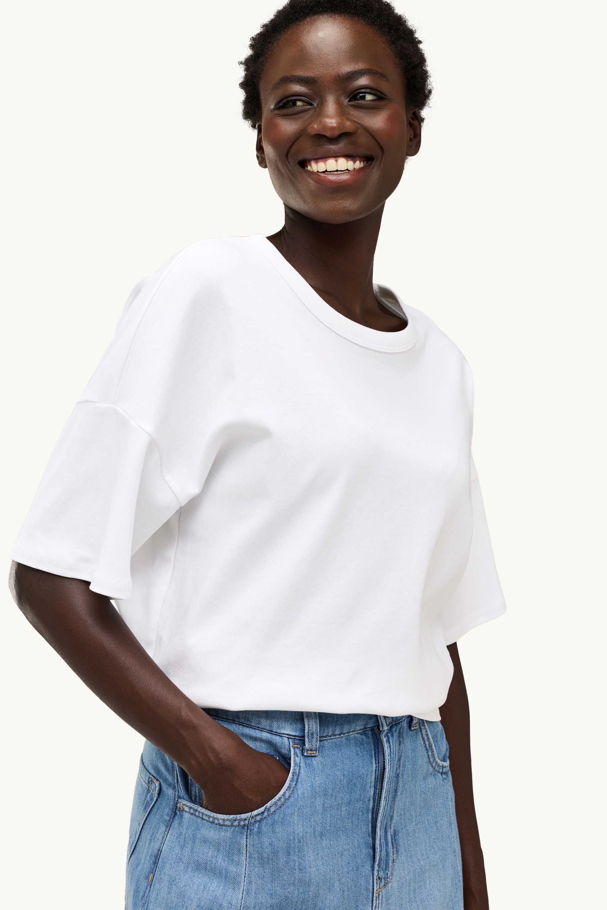 T-shirt - oversized white