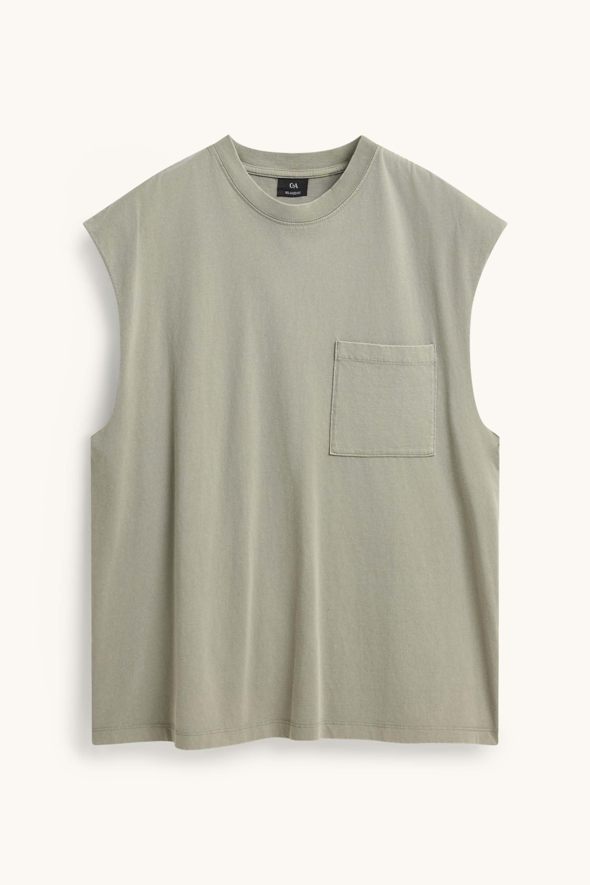 Vest top khaki