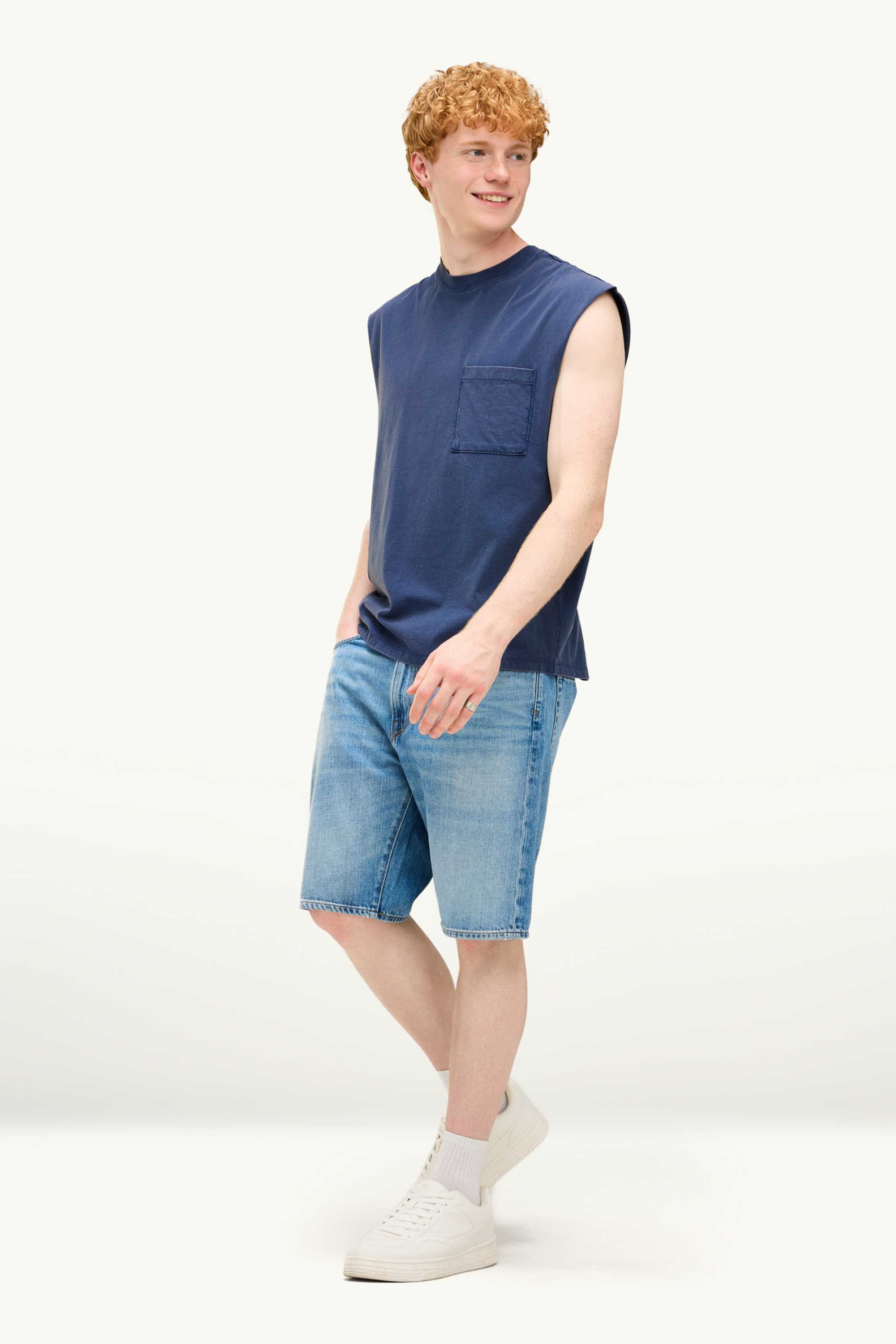 Vest top blue