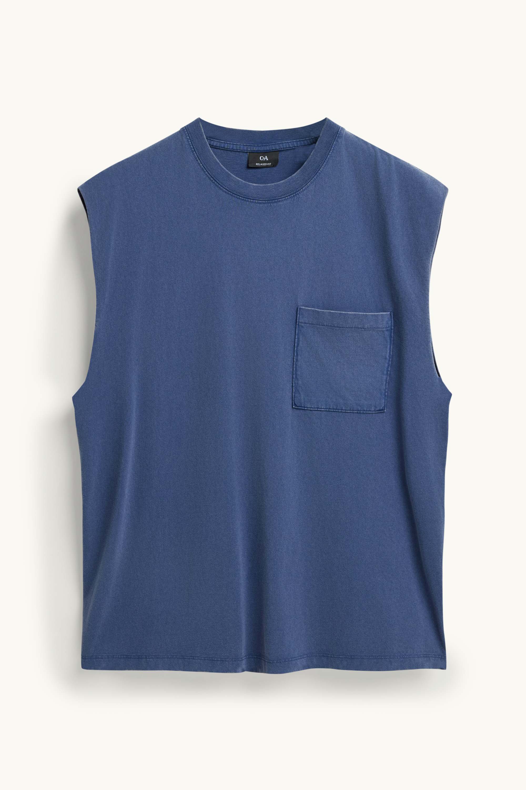 Vest top blue