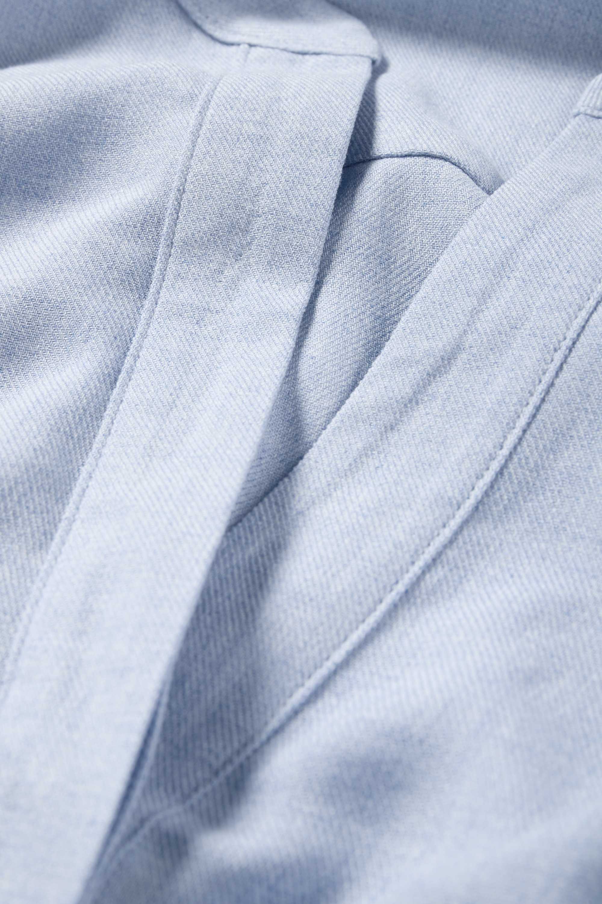 V-neck blouse light blue