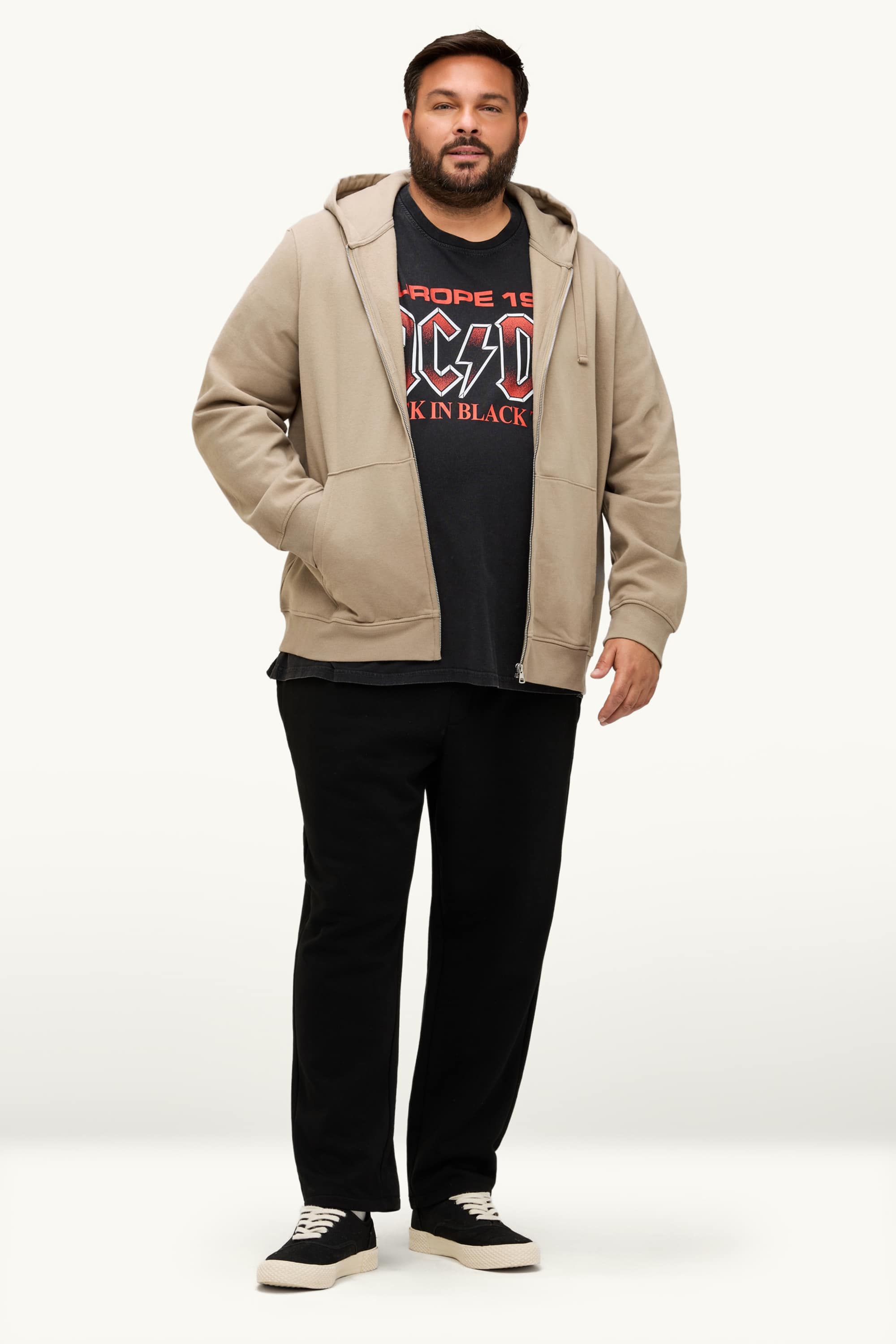 T-shirt - relaxed fit - AC/ DC black