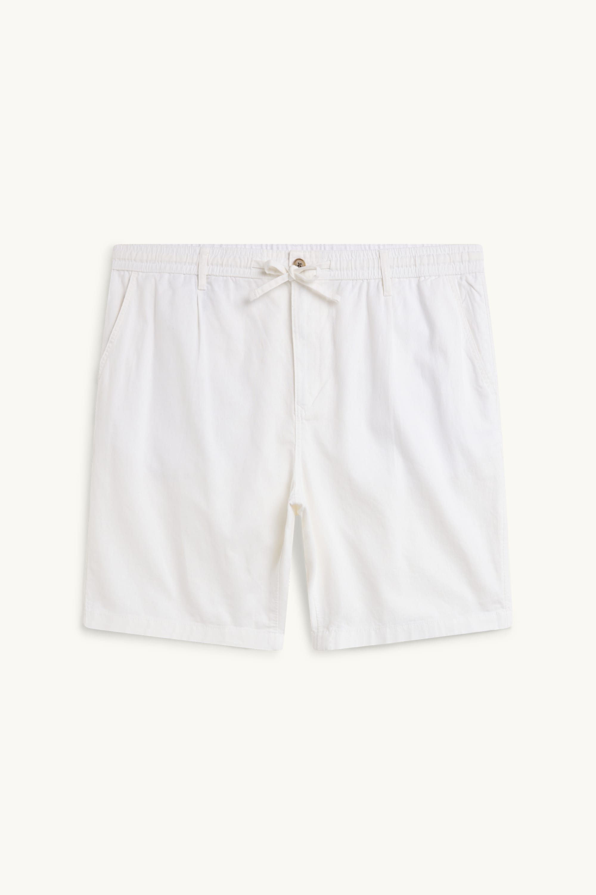 Shorts - linen blend white