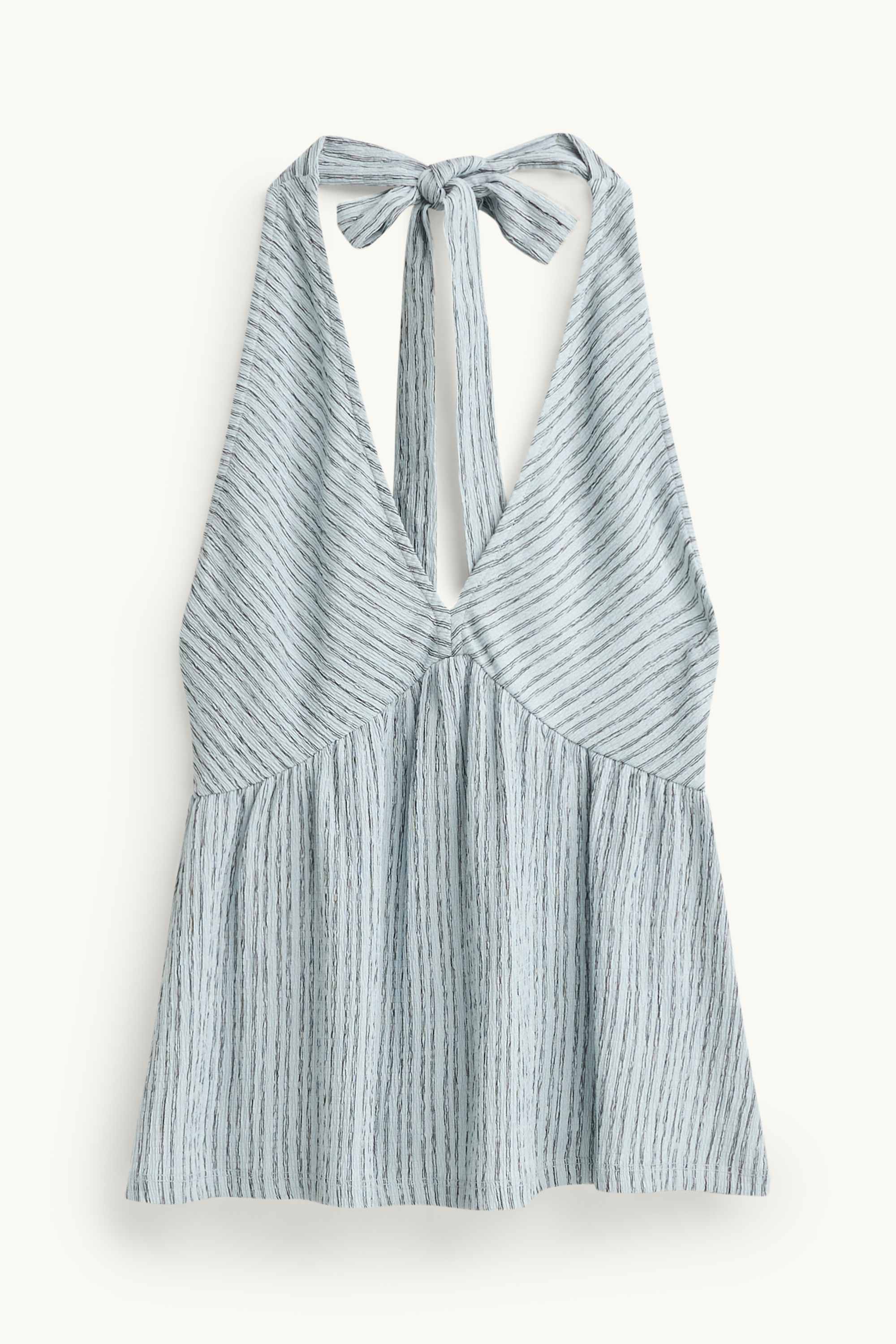 Top - striped light blue
