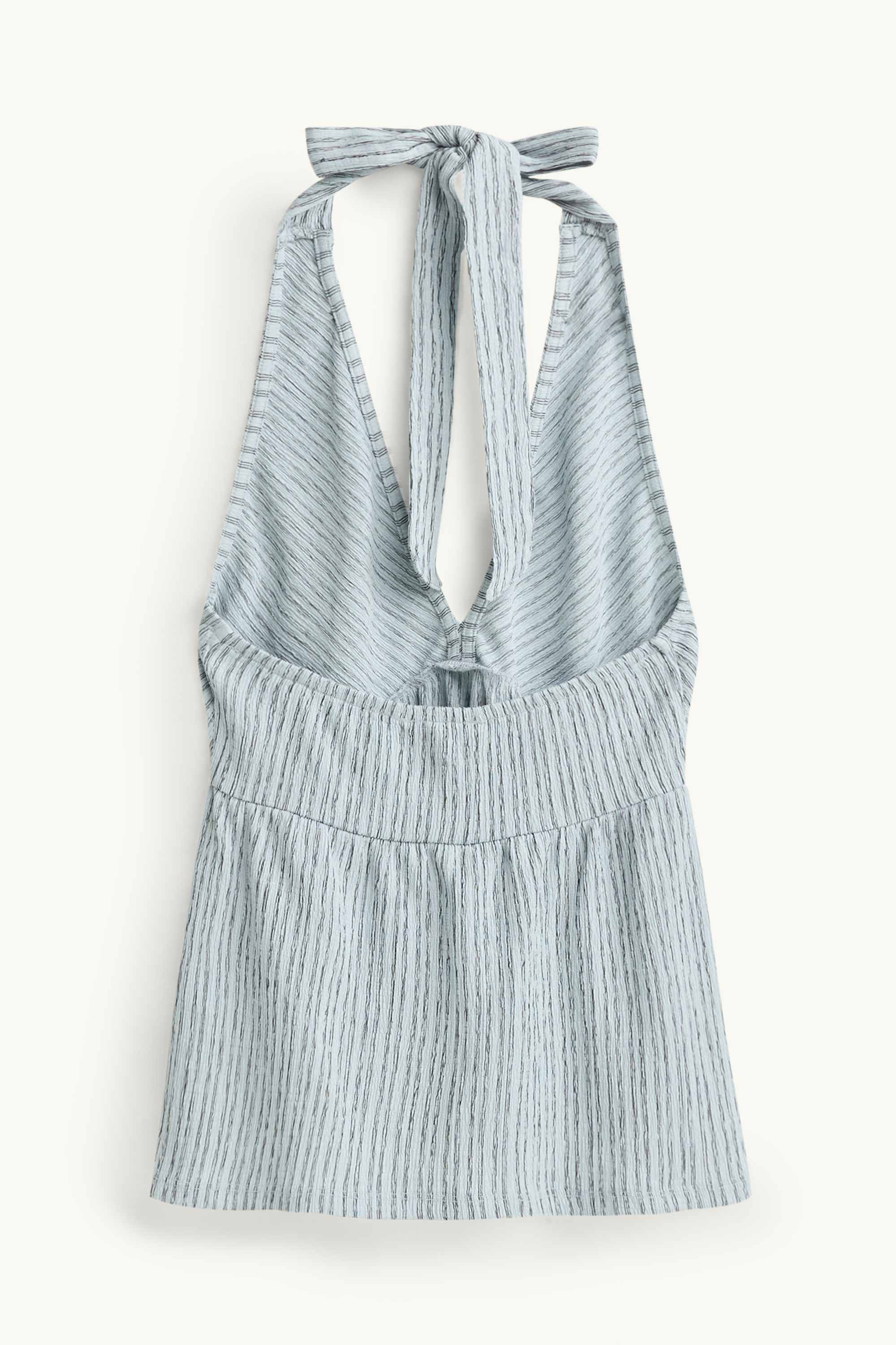 Top - striped light blue