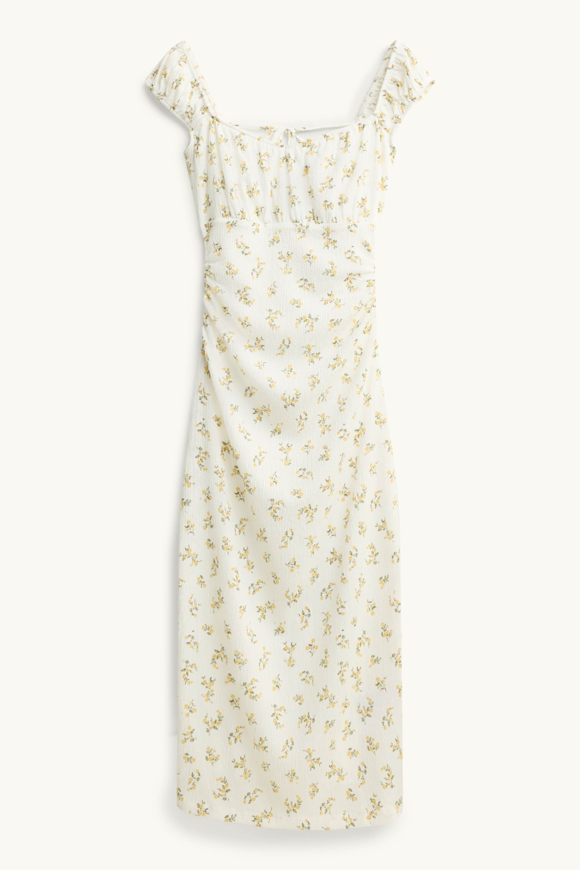 Bodycon dress - floral creme