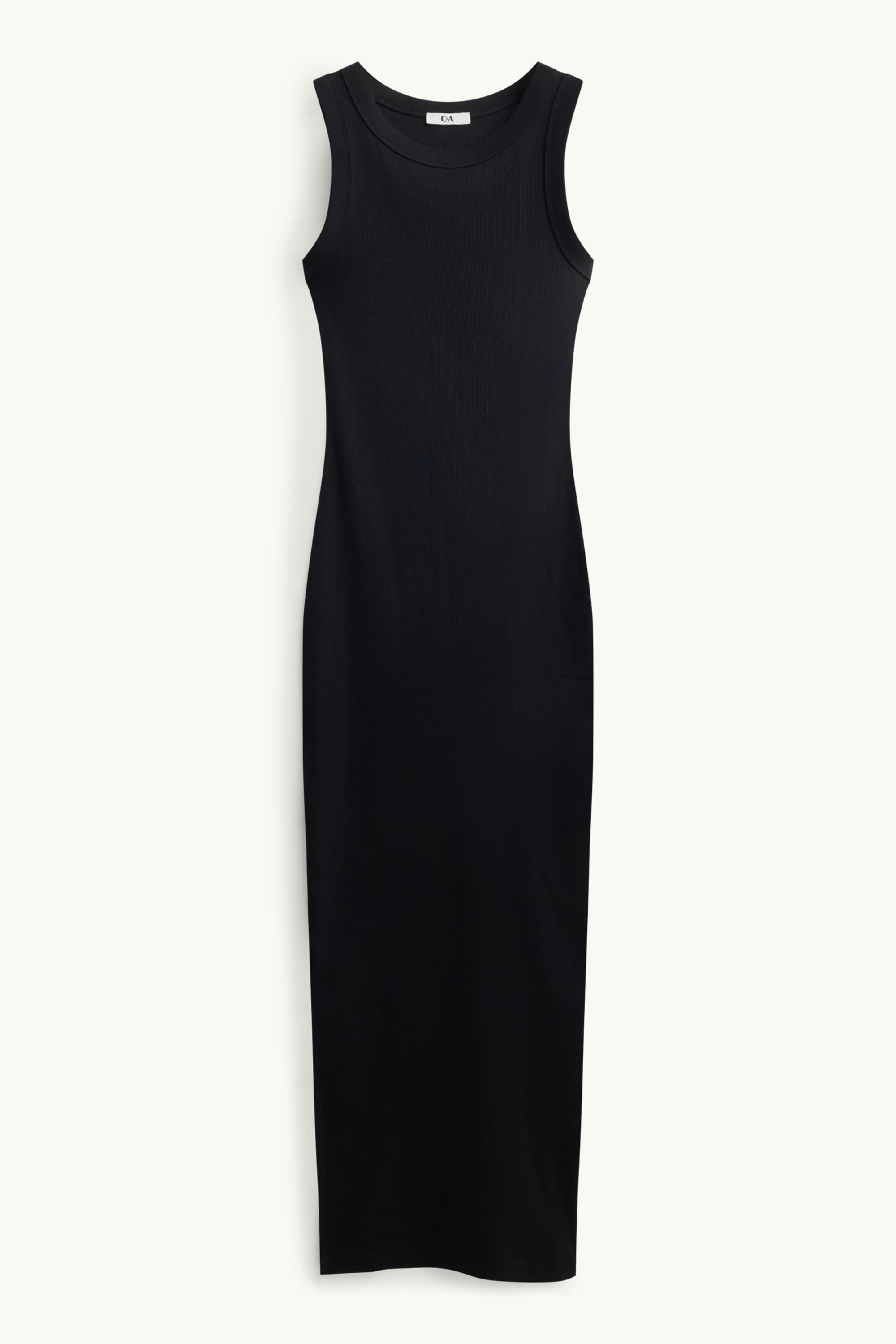 Bodycon dress - skinny rib black