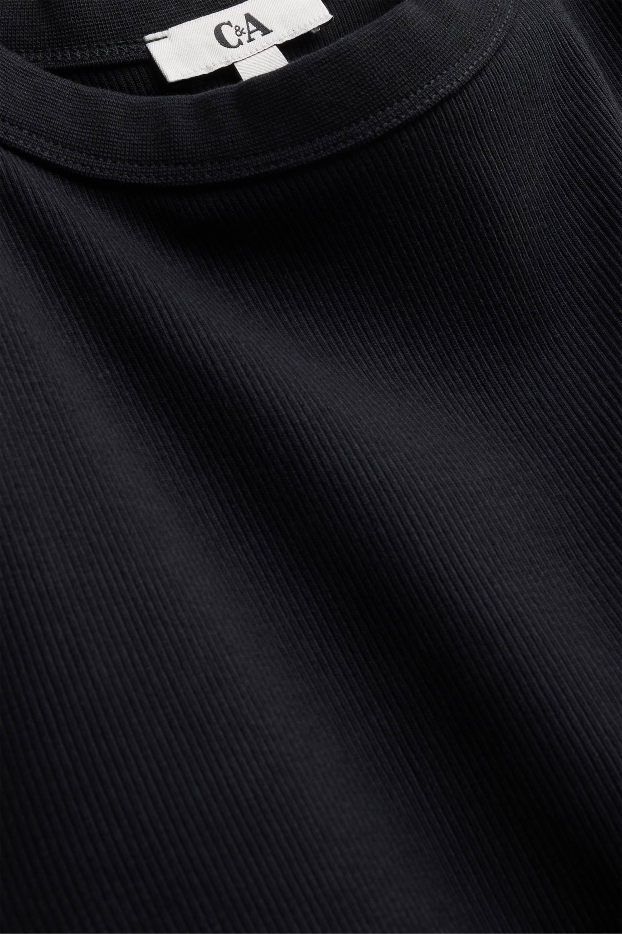 Bodycon dress - skinny rib black
