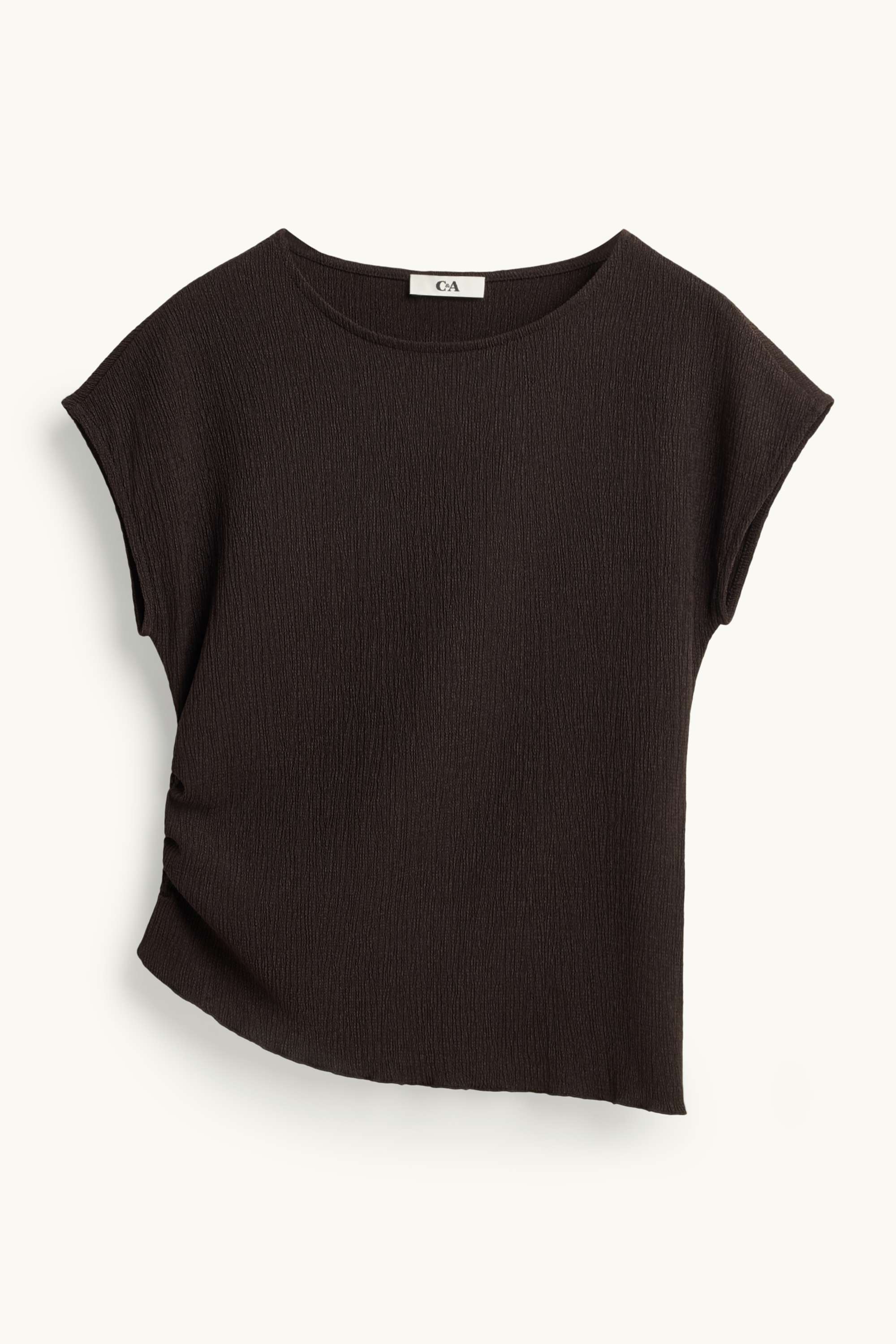 T-shirt - regular fit dark brown