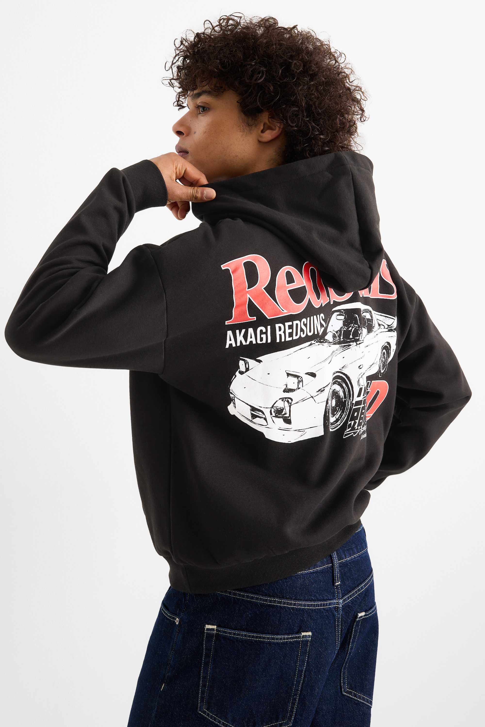 Hoodie - Initial D black