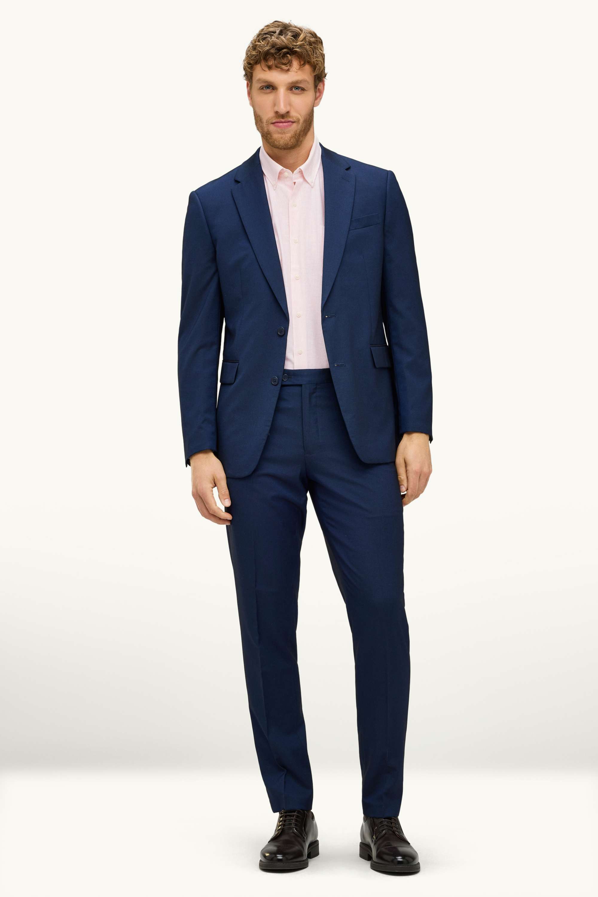Shirt - regular fit - button-down collar rose