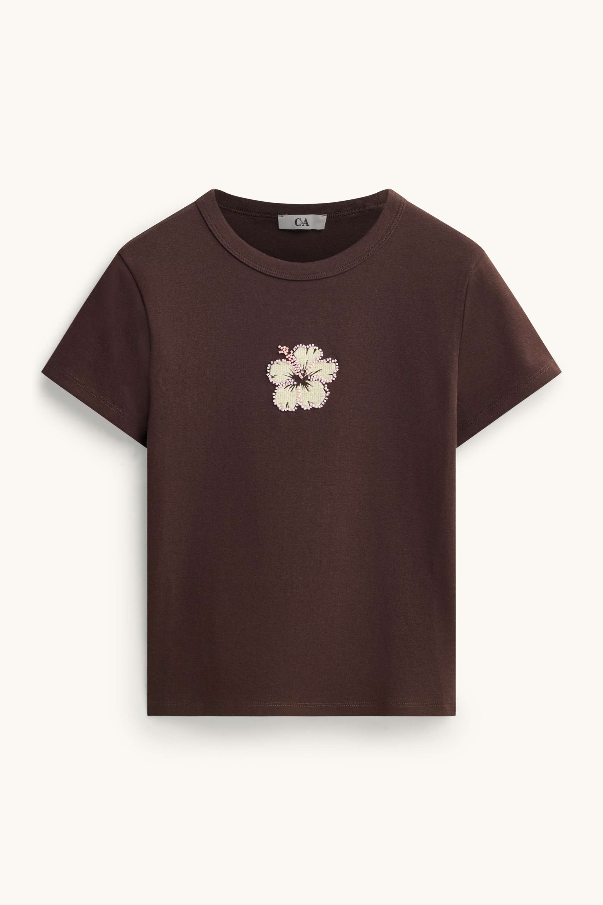 T-shirt - regular fit brown