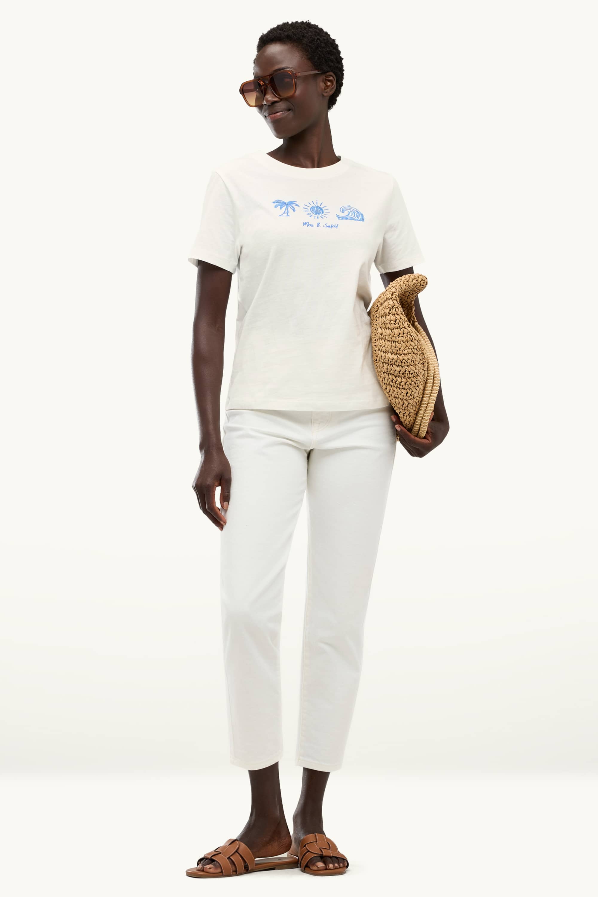 T-shirt - regular fit white