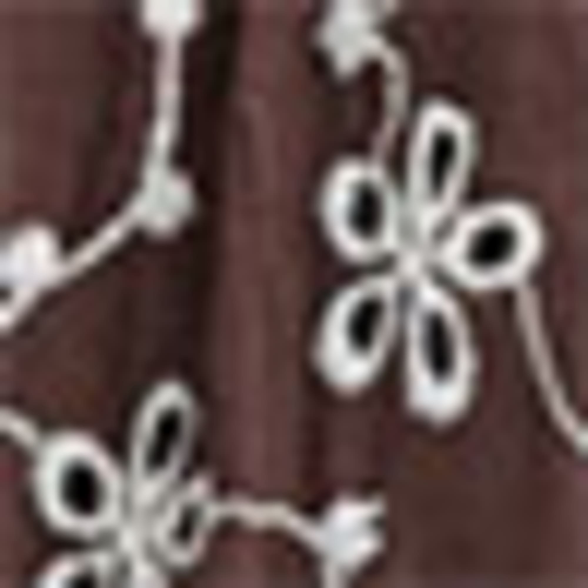 Floral - dress brown