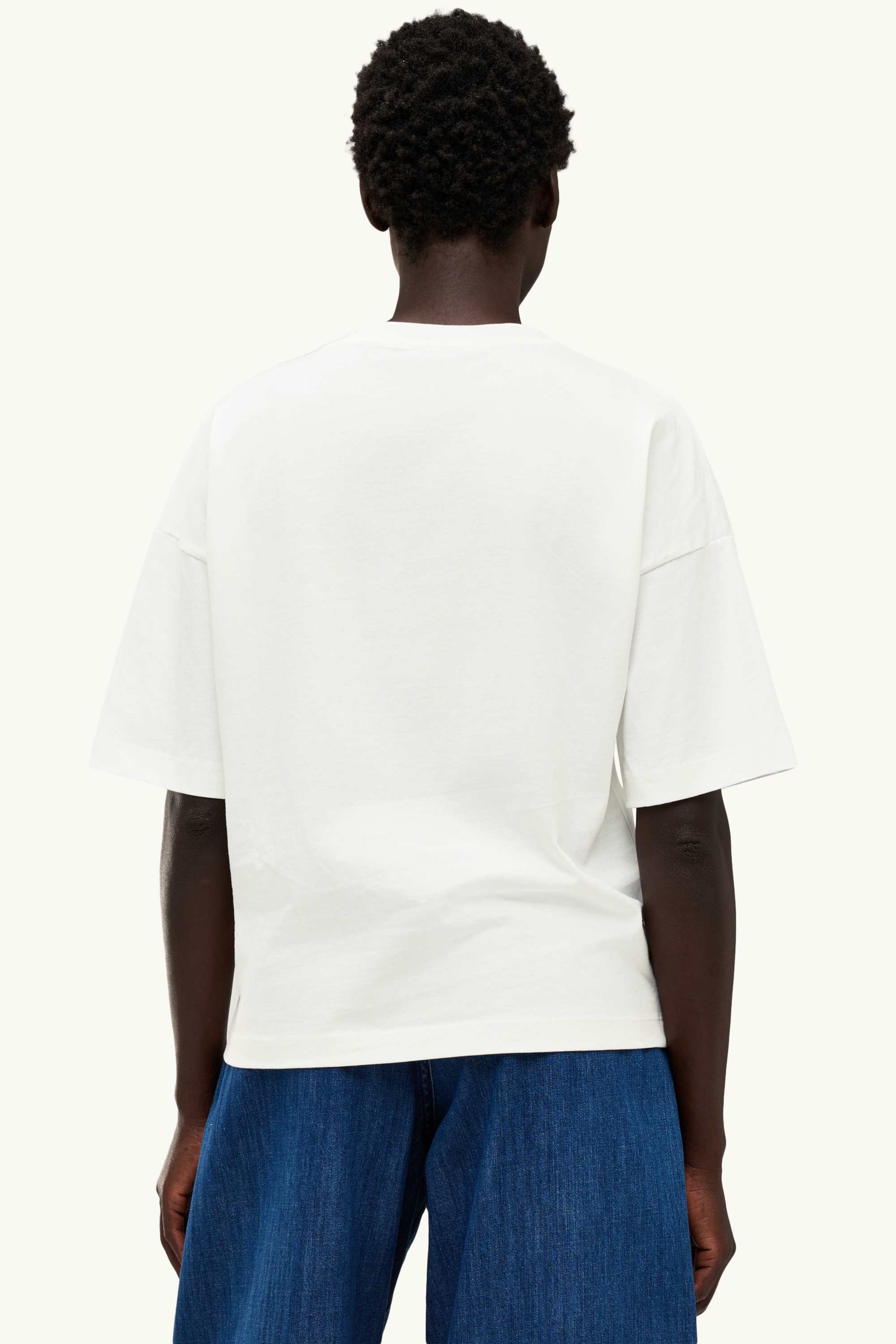 T-shirt - relaxed fit - shiny white