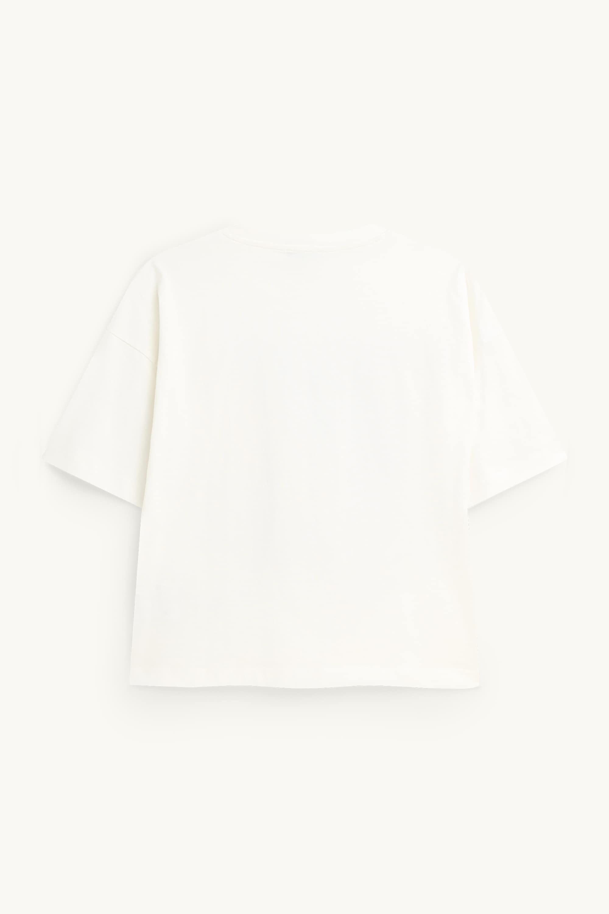T-shirt - relaxed fit - shiny white