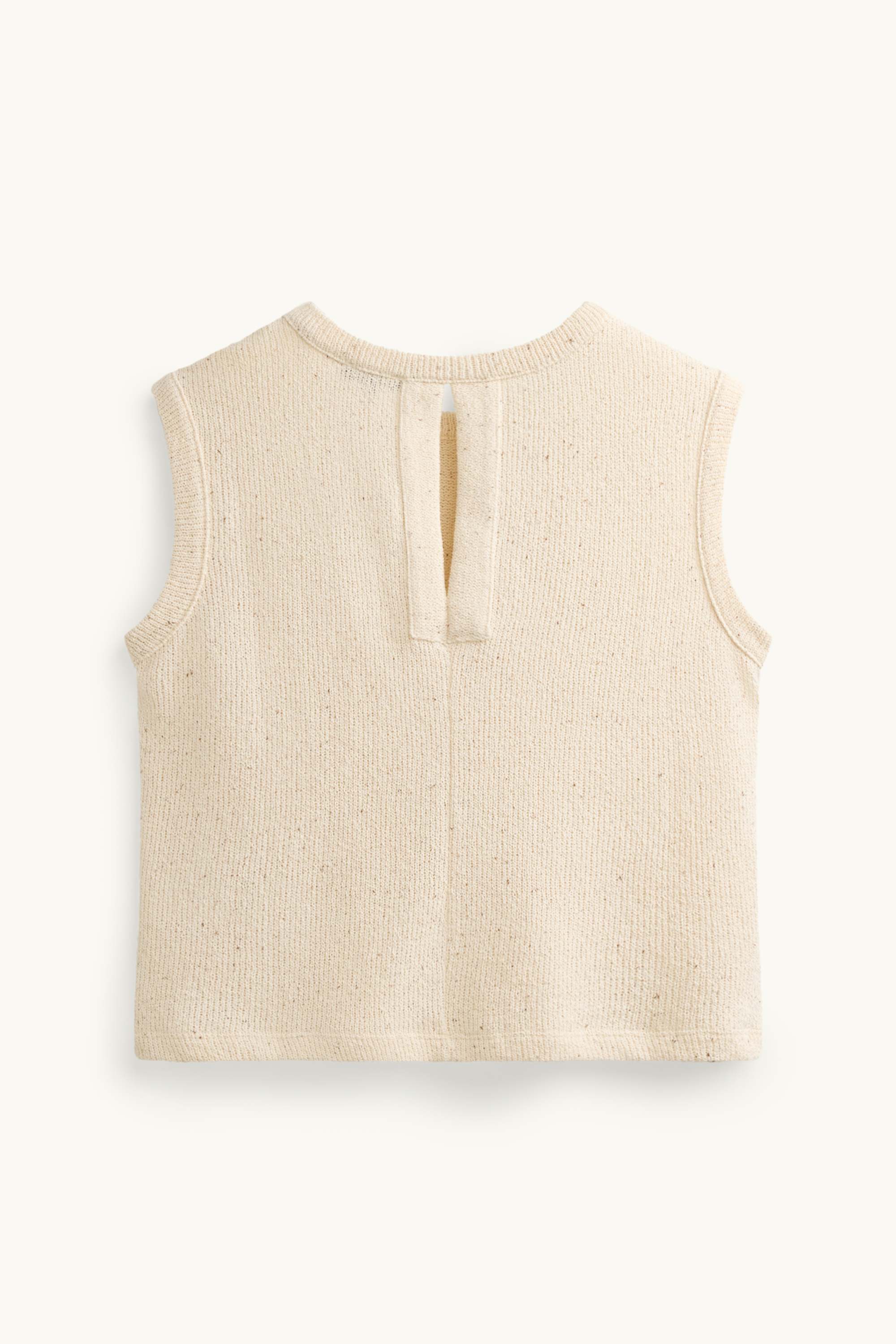 Knitted top cremewhite