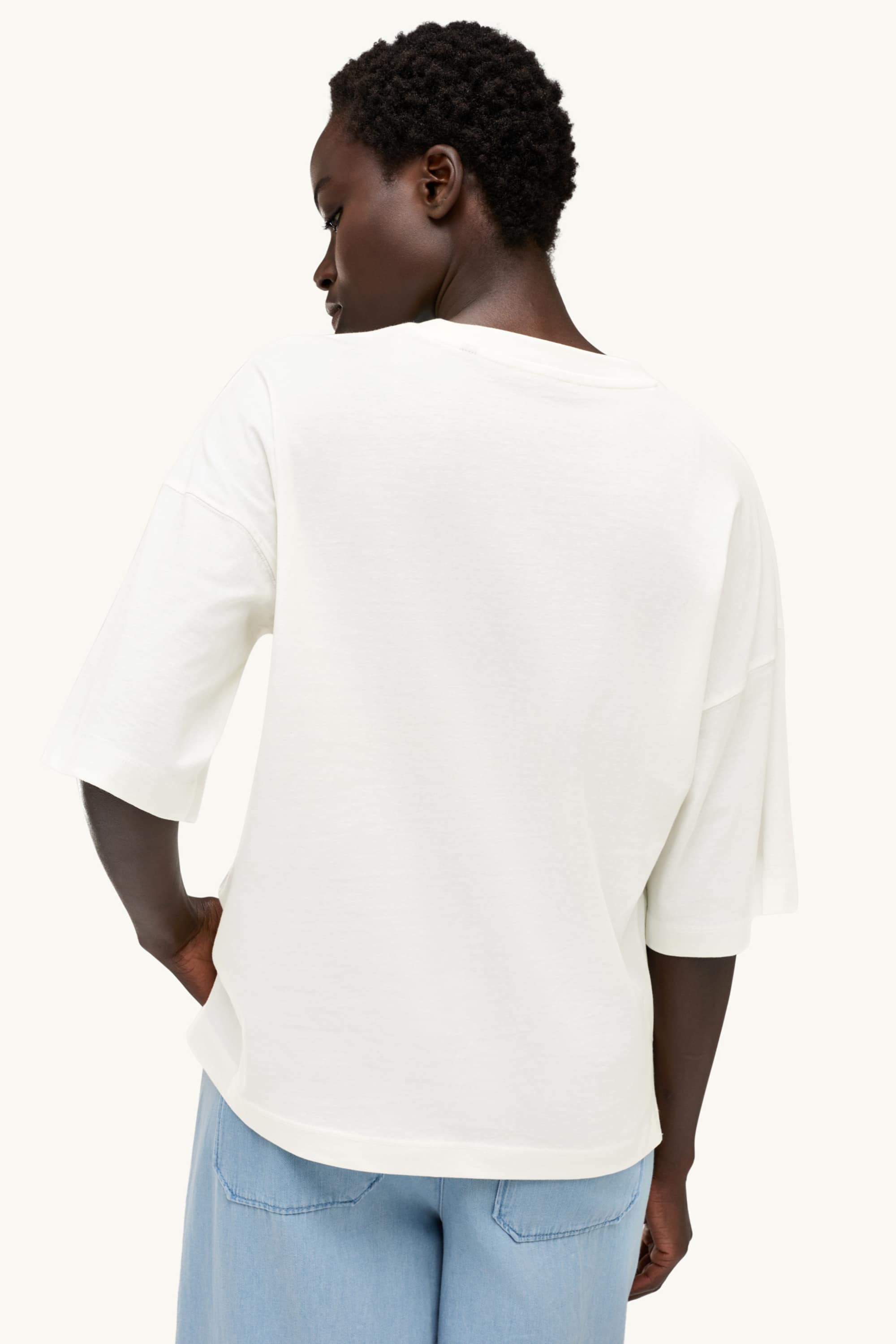 T-shirt - regular fit - shiny white