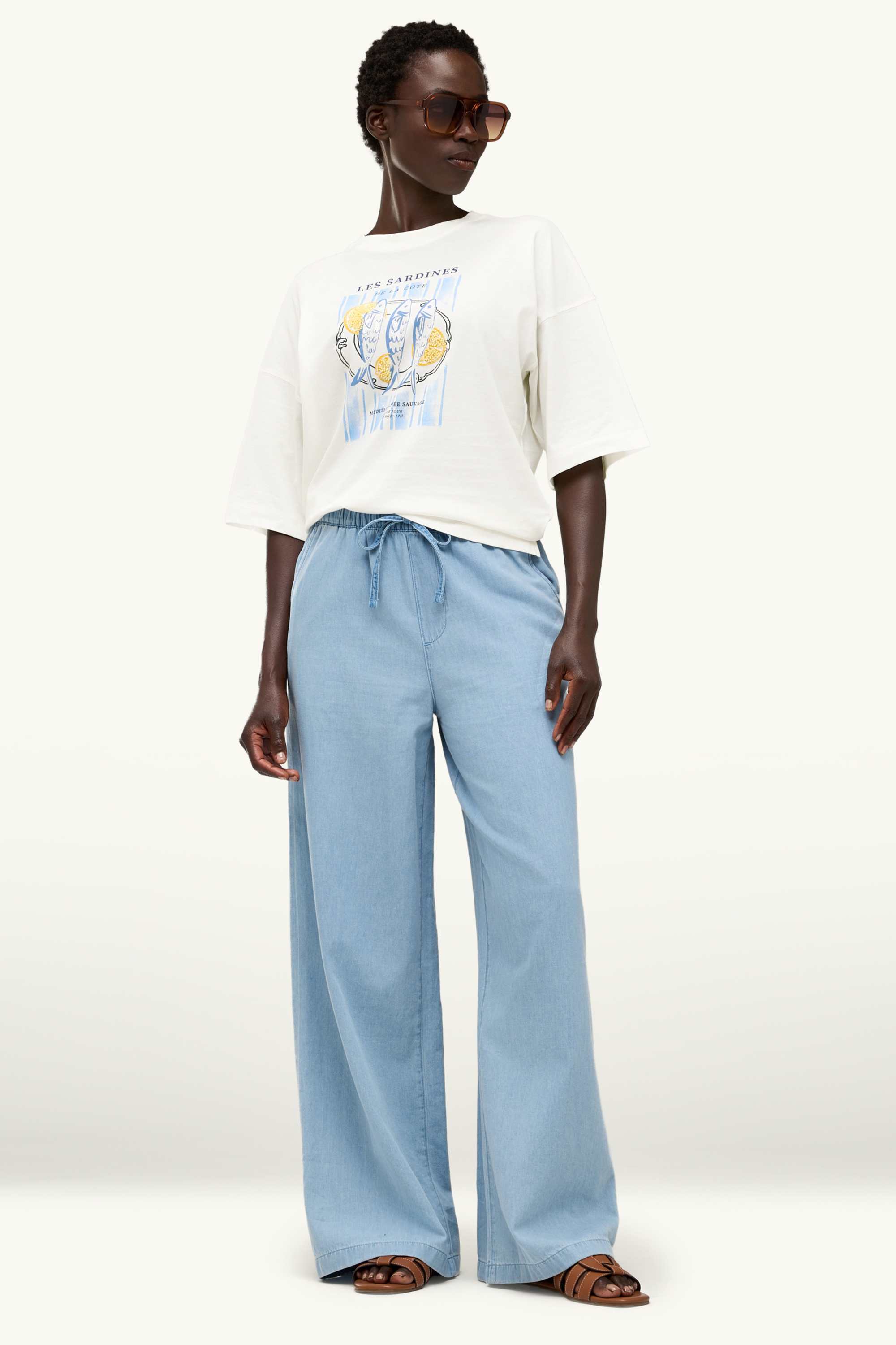 T-shirt - regular fit - shiny white