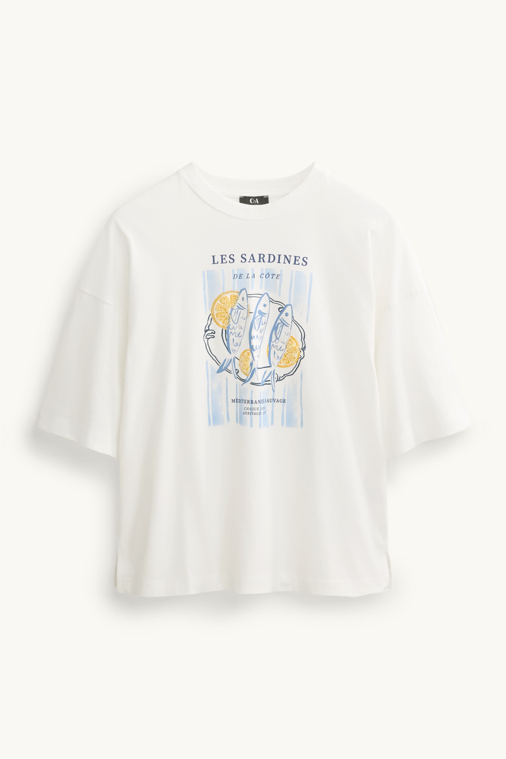 T-shirt - regular fit - shiny white
