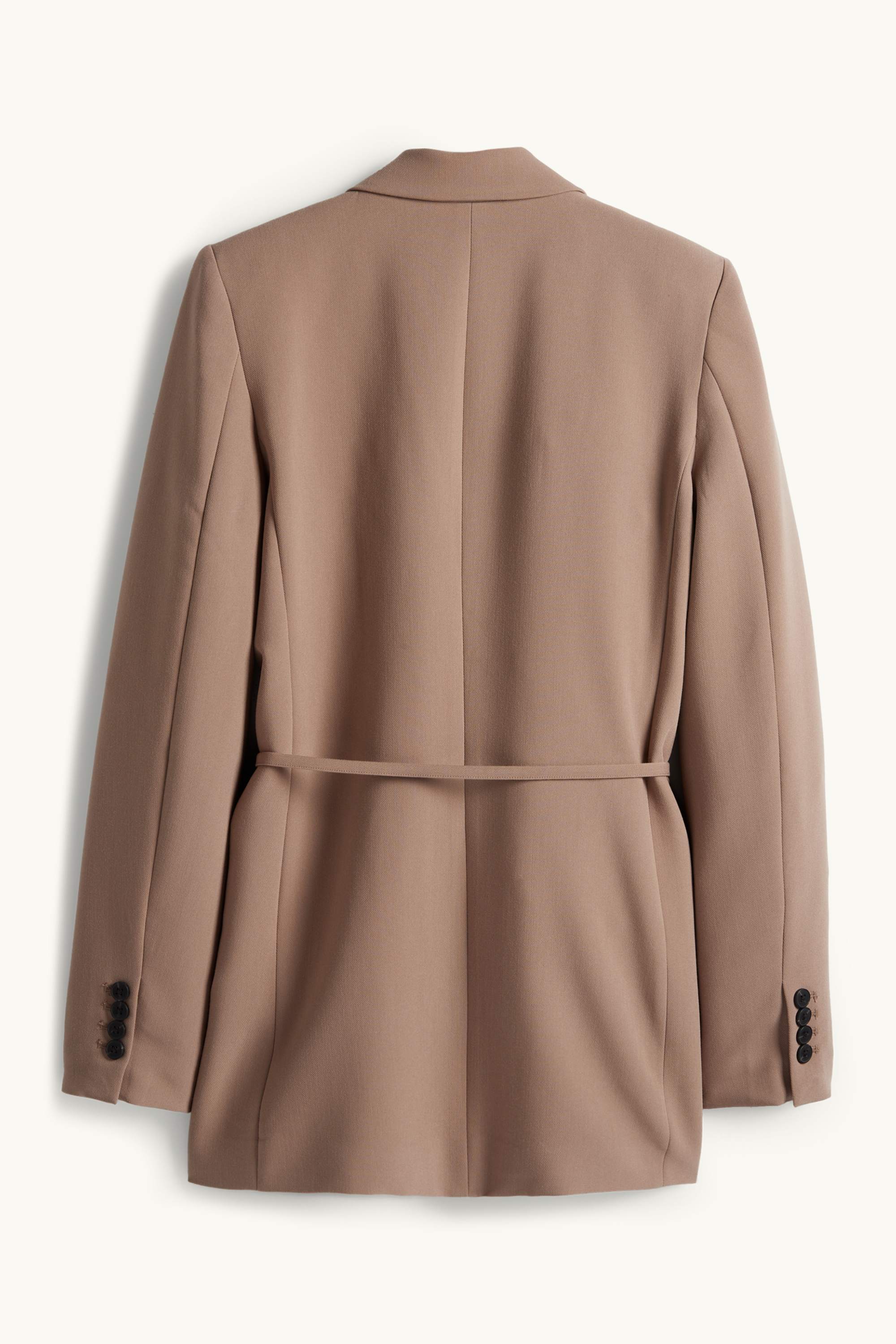 Long blazer - relaxed fit light brown