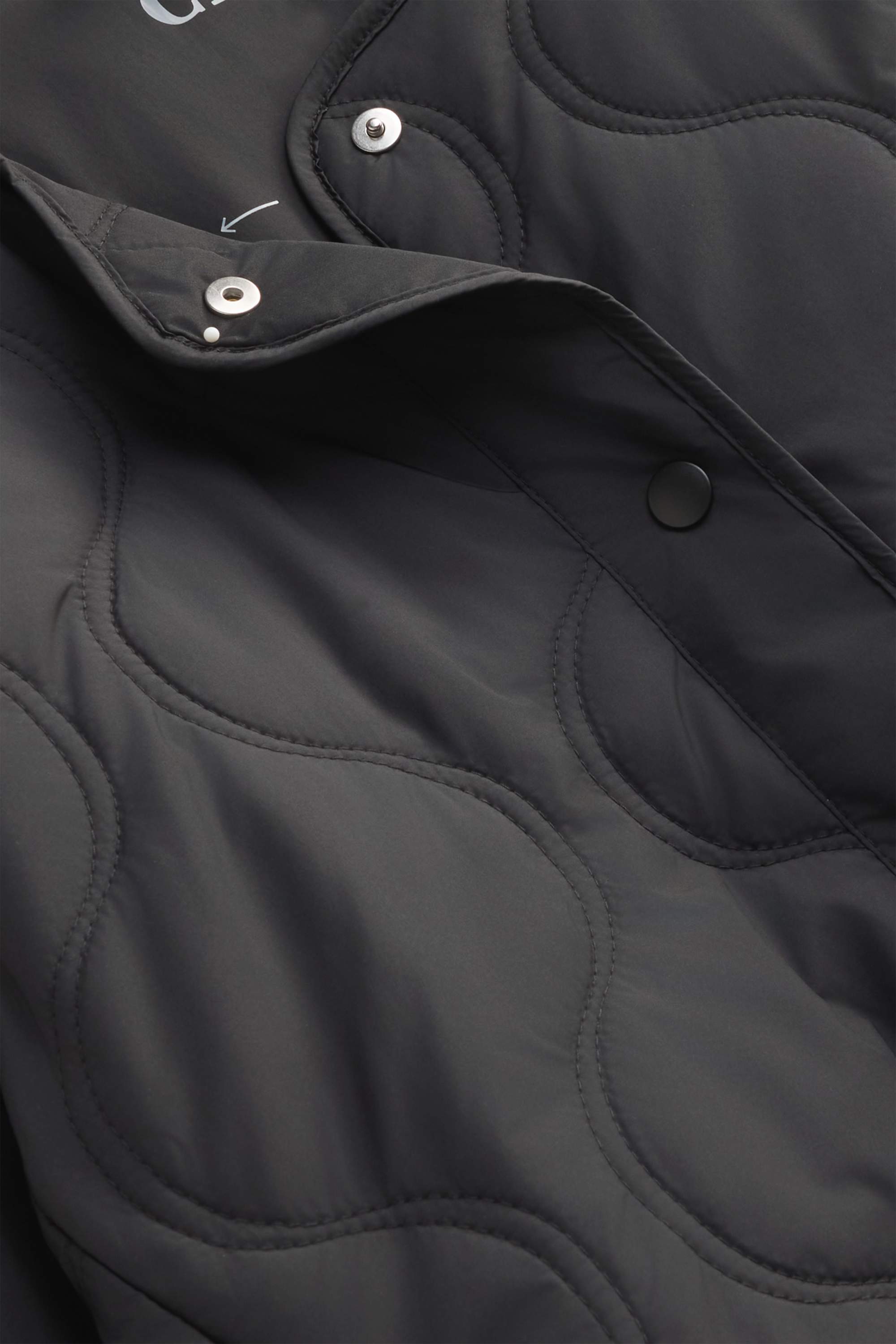 Quilted jacket black