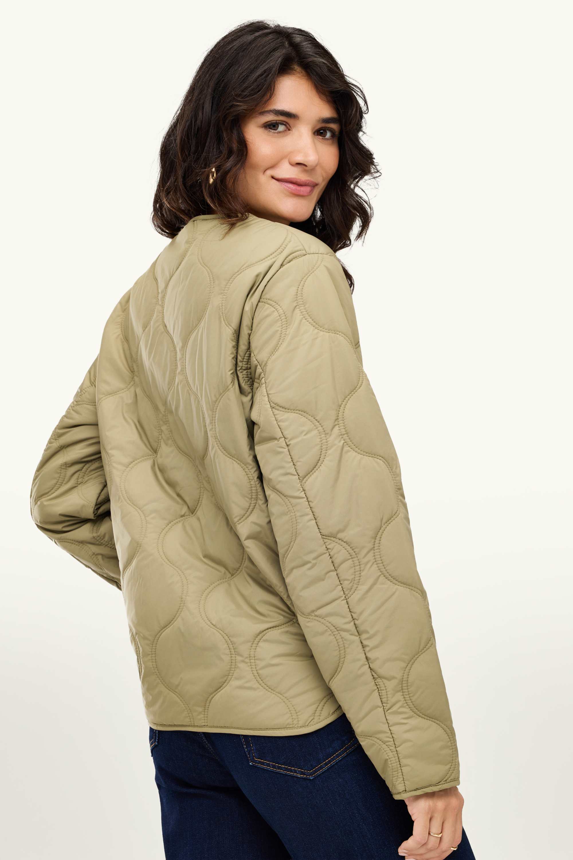 Quilted jacket green