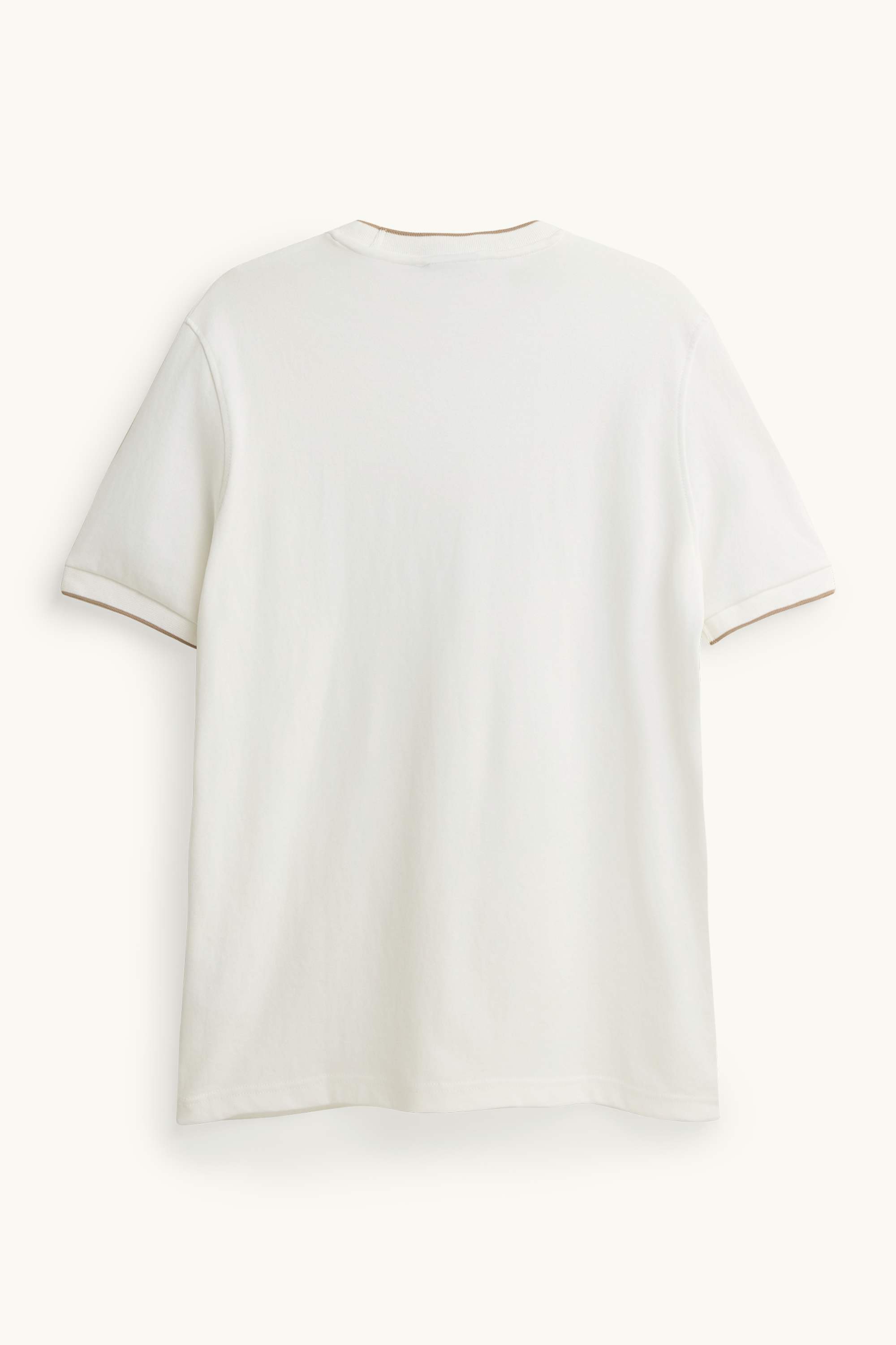 T-shirt - regular fit creme