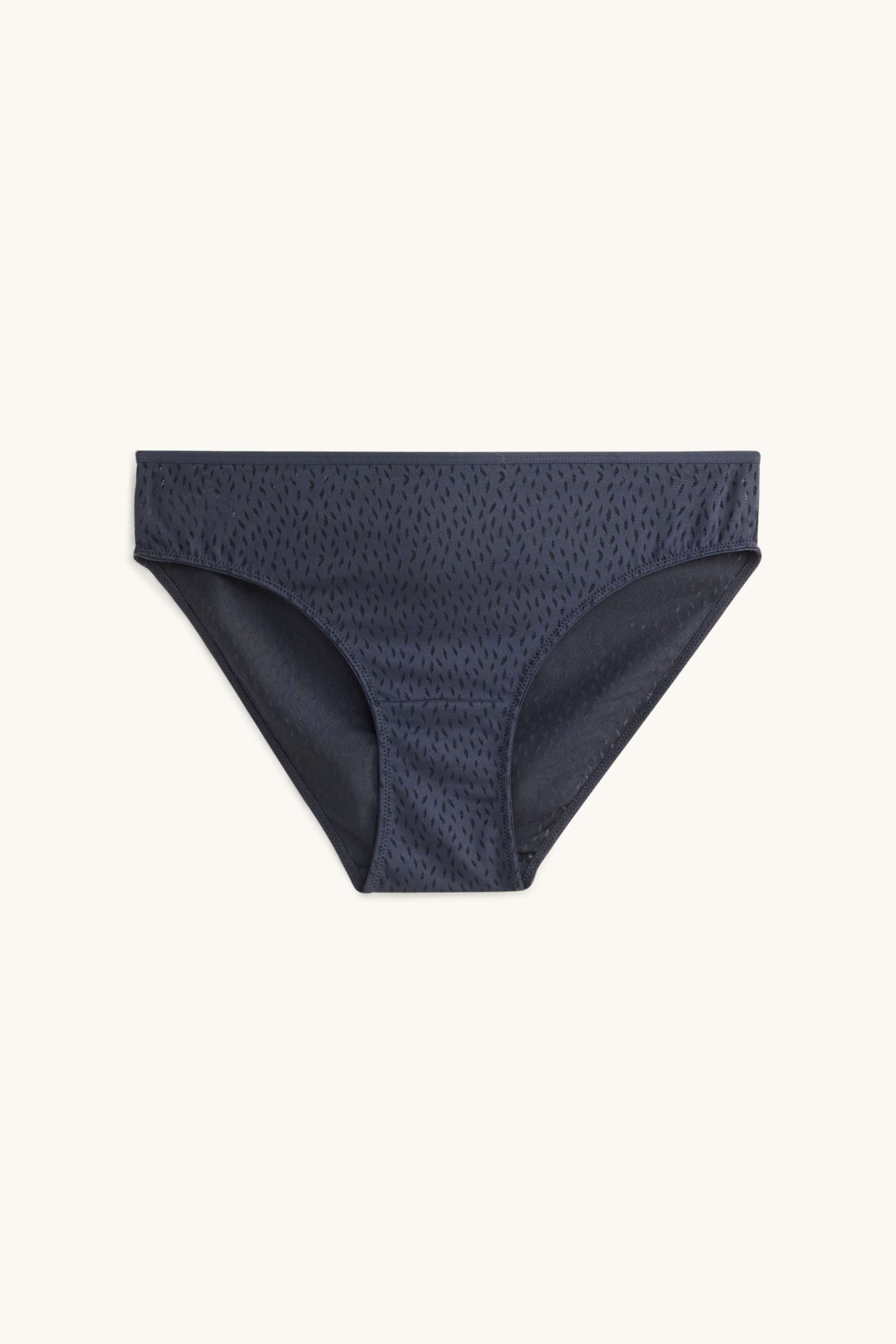 Knickers - textured dark blue