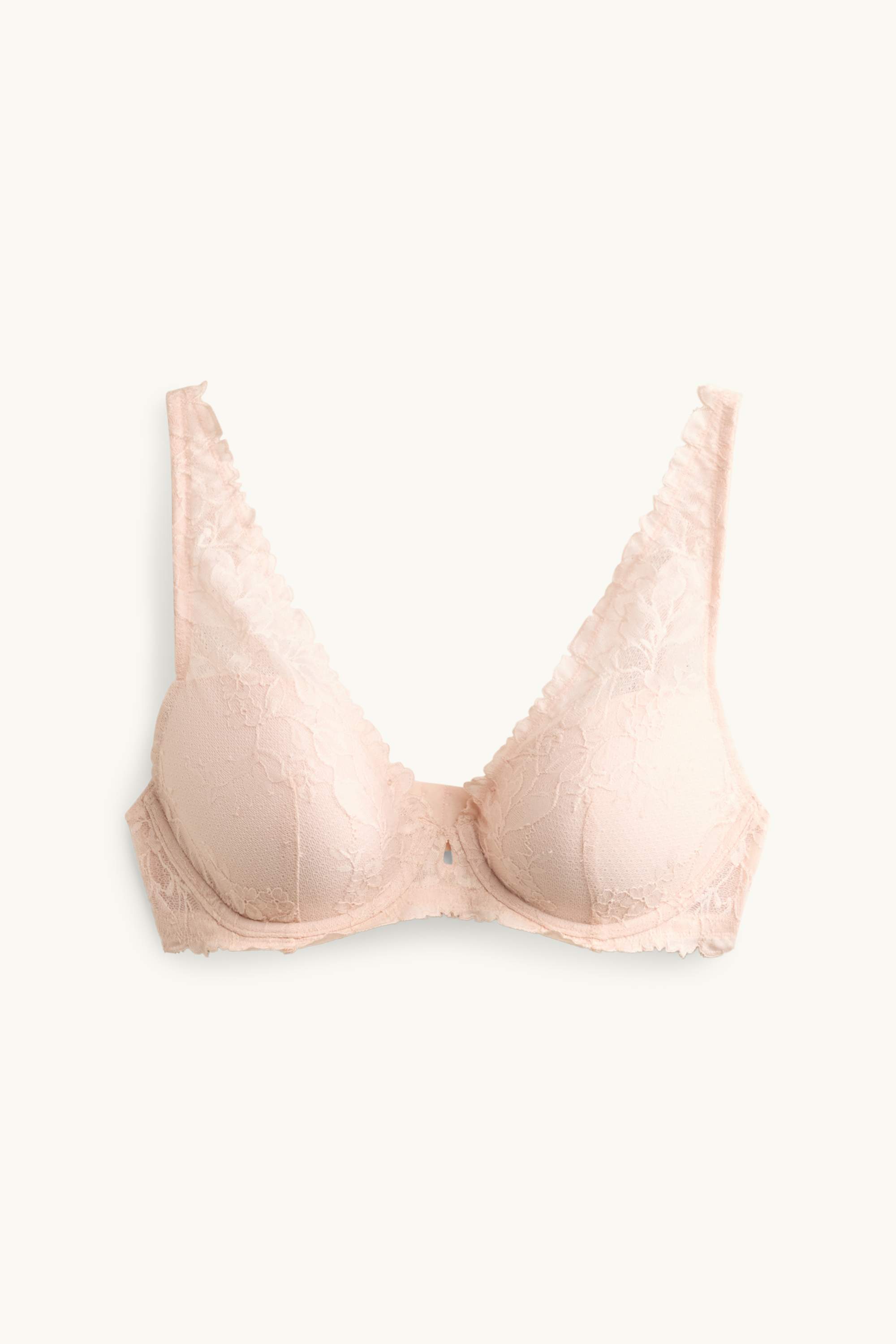 Underwire bra - PLUNGE - padded rose