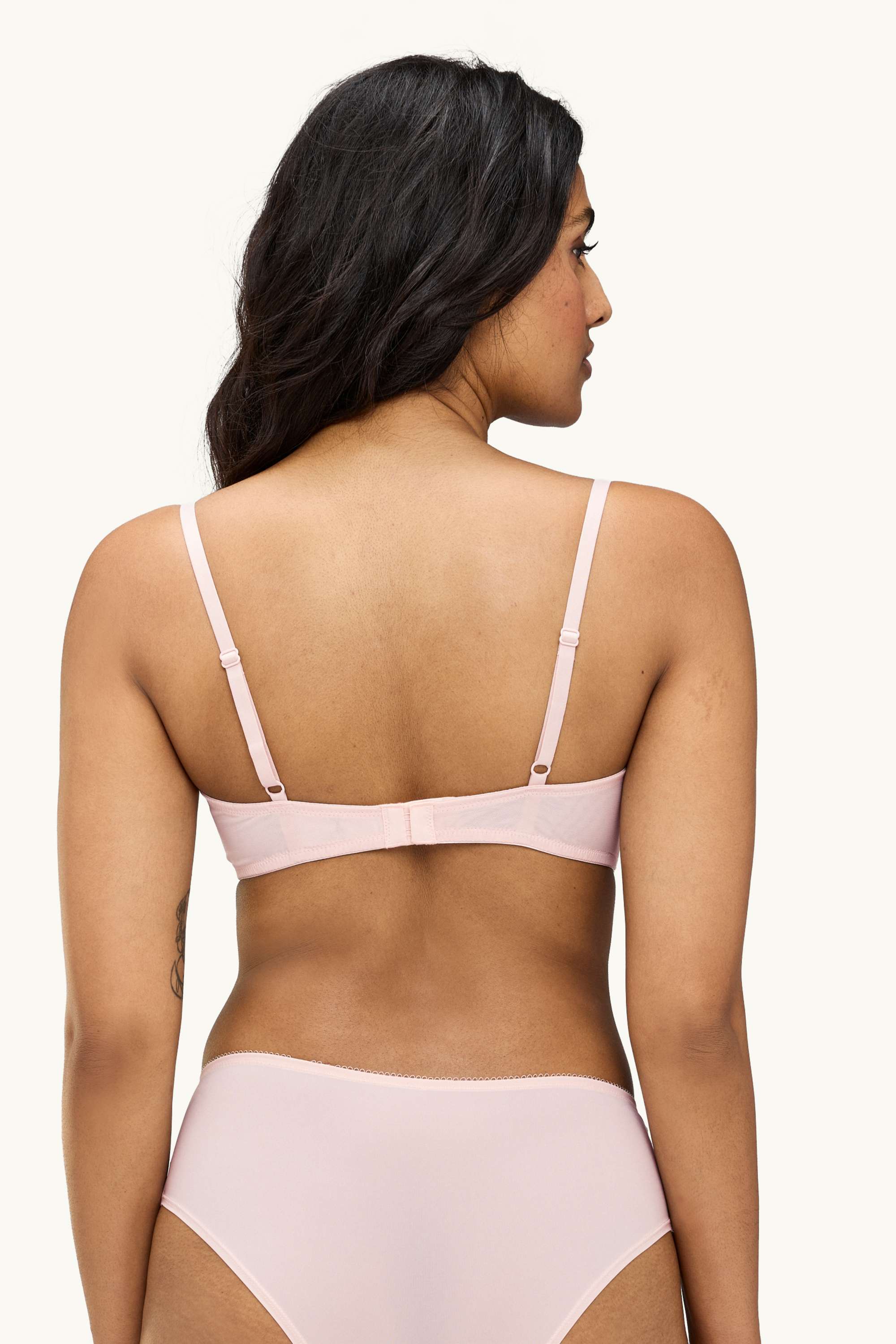 Underwire bra - BALCONETTE - padded rose