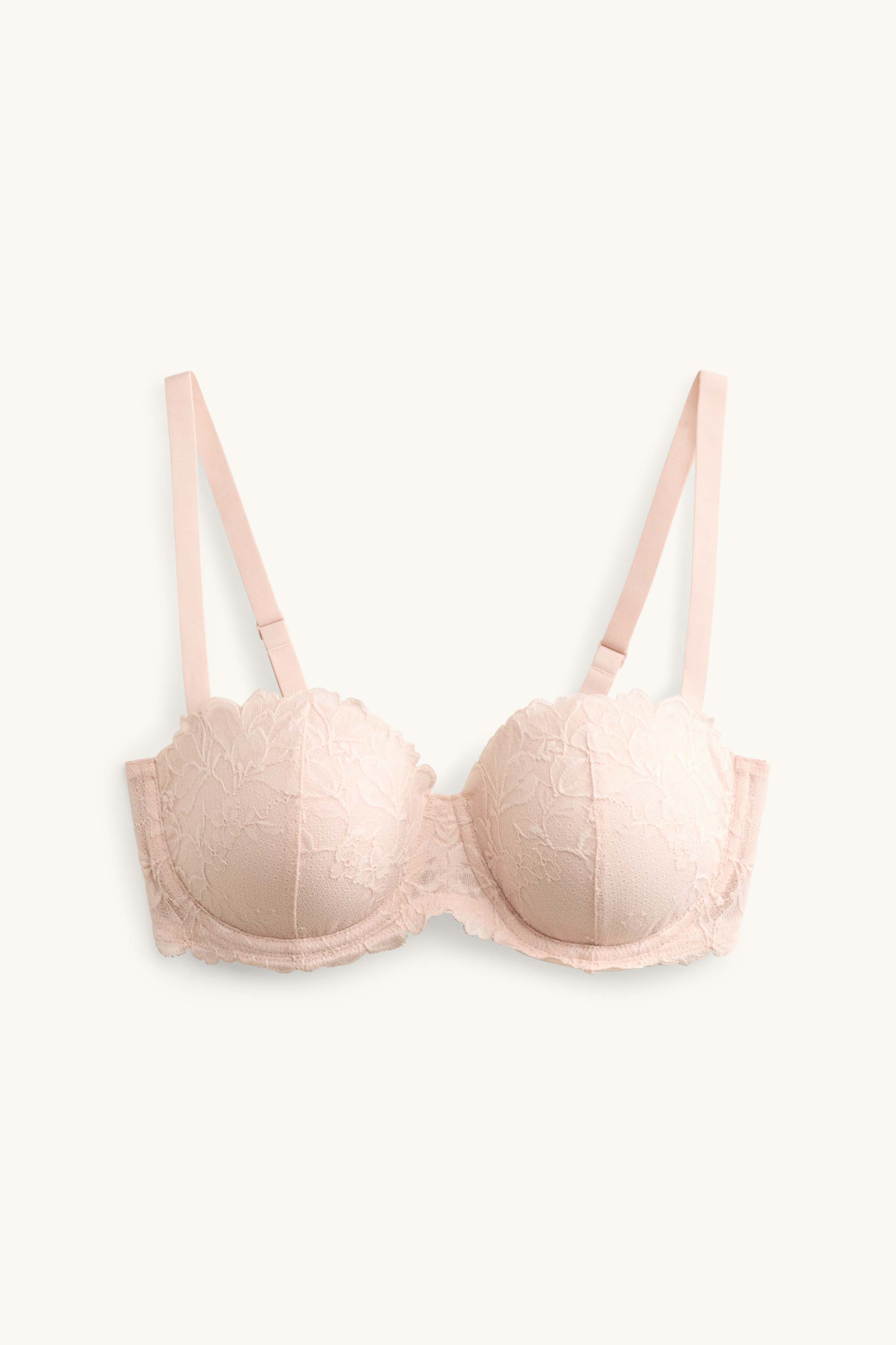 Underwire bra - BALCONETTE - padded rose
