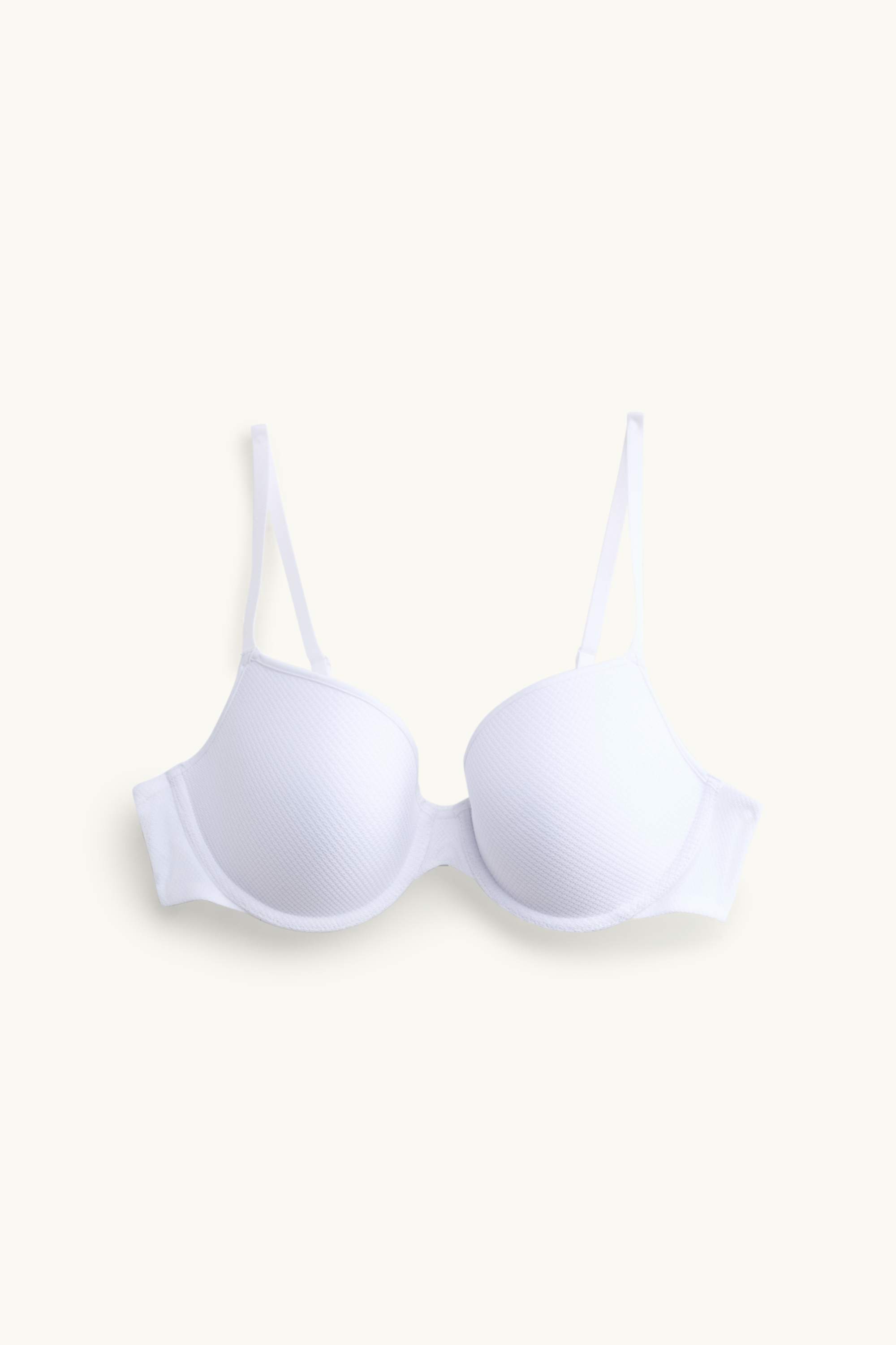 Underwire bra - FULL COVERAGE - padded white