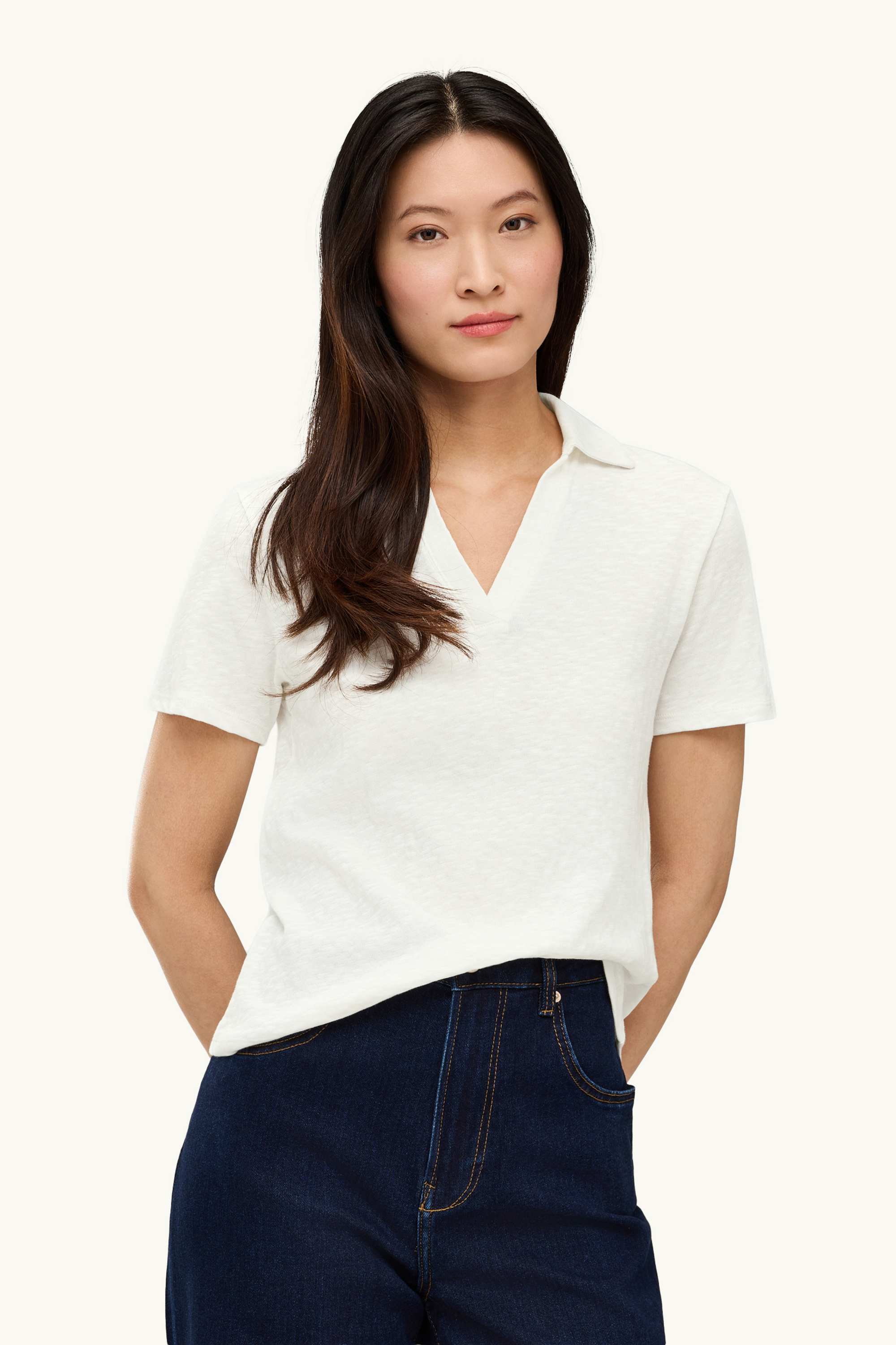 Polo shirt - regular fit white