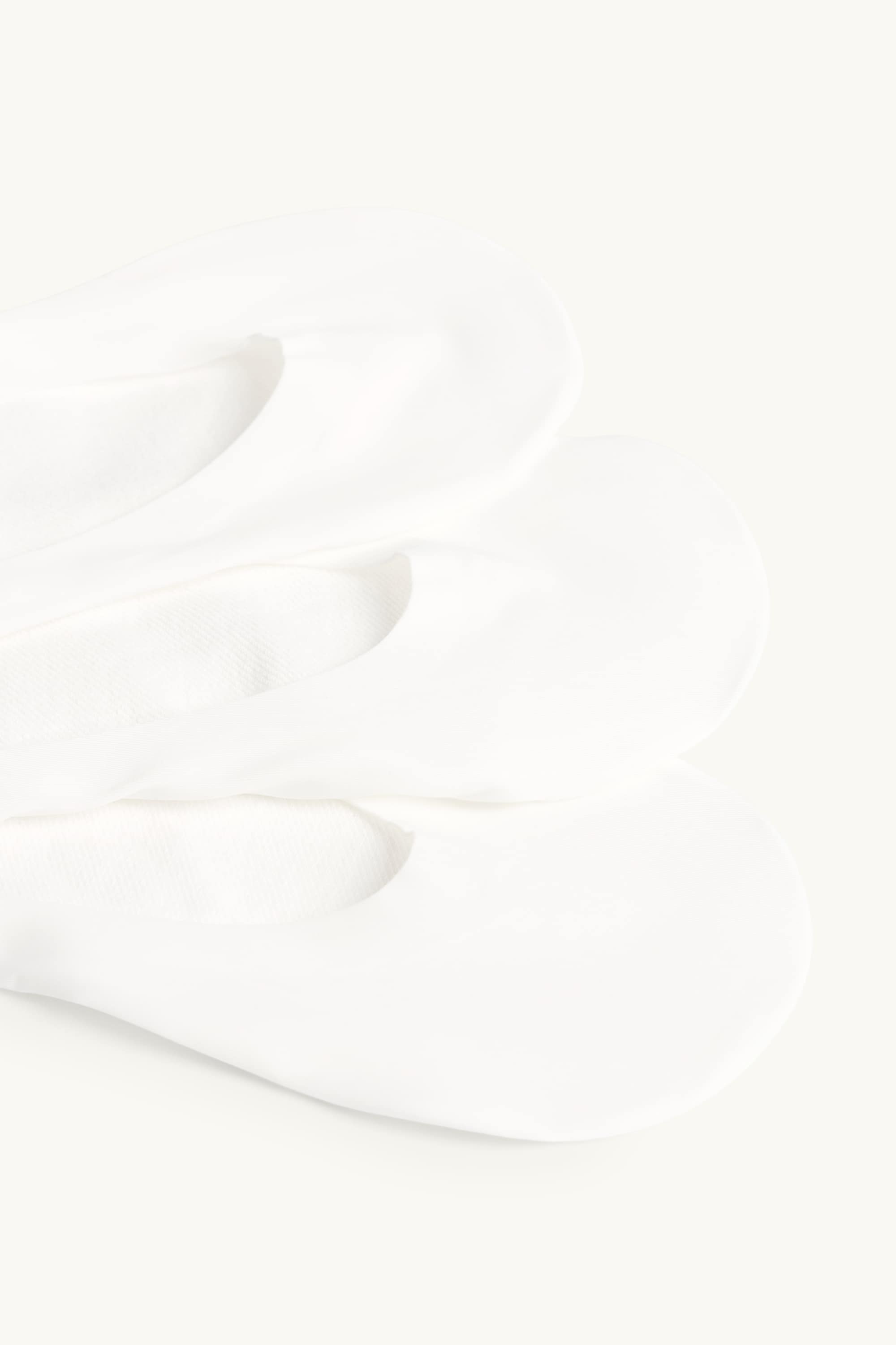 Multipack of 3 - footsies white