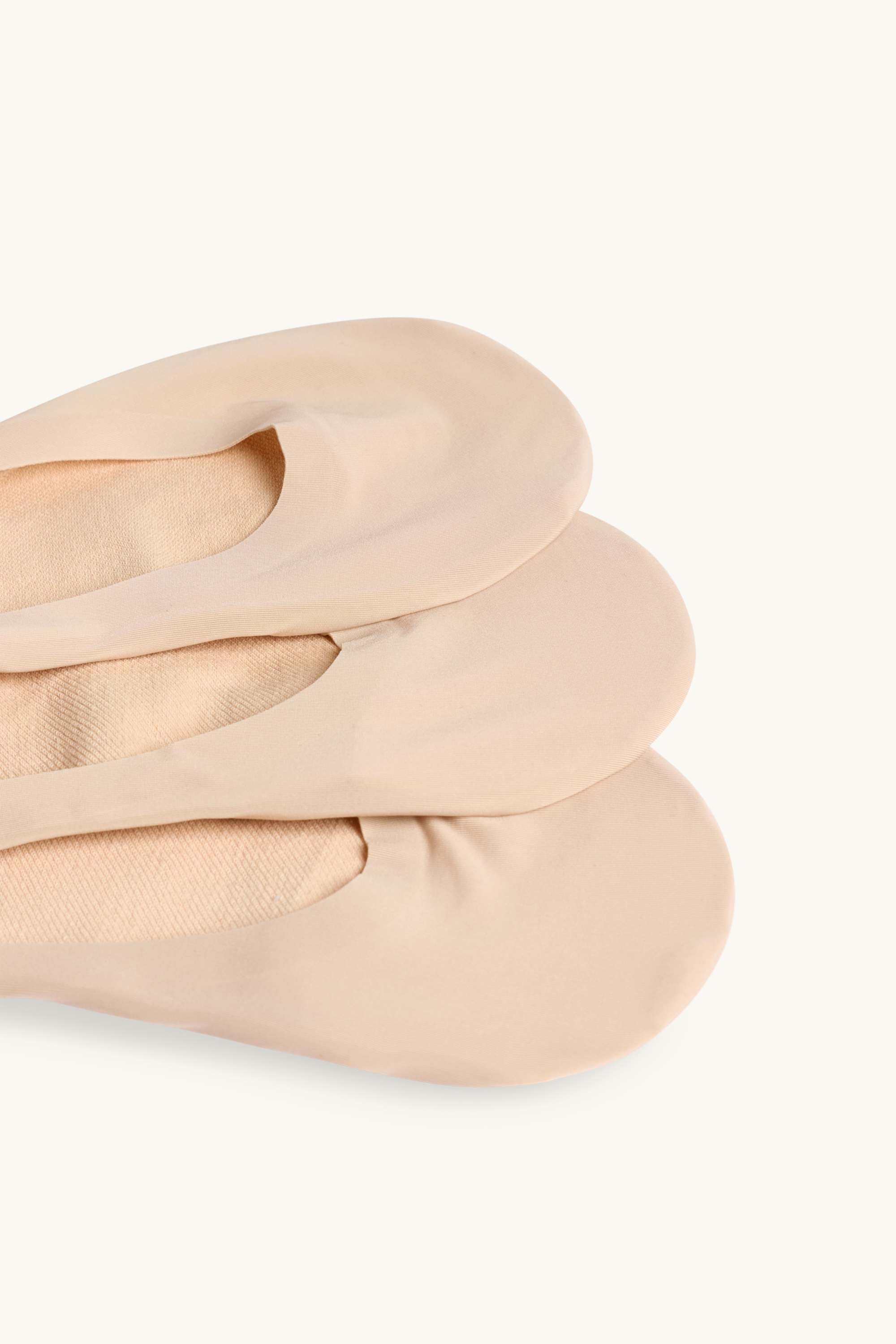Multipack of 3 - footsies beige