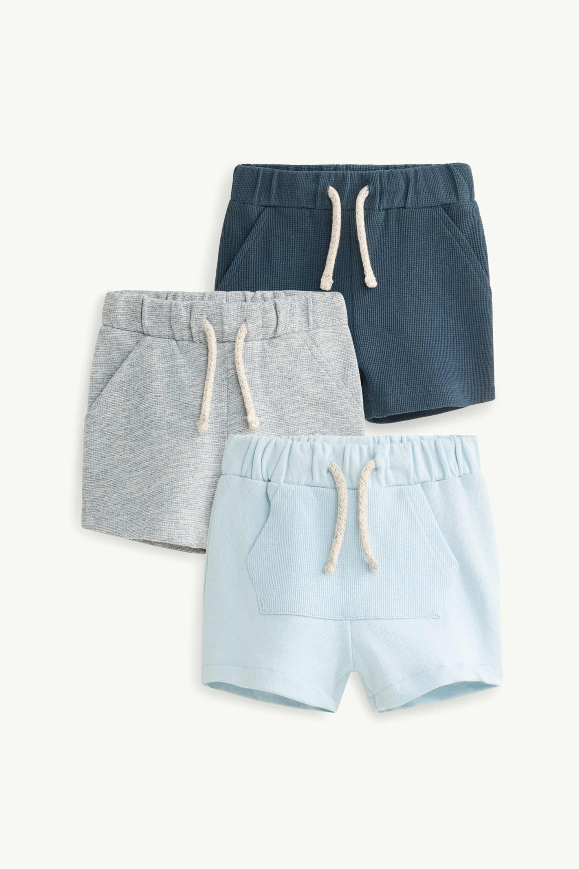 Multipack of 3 - baby shorts dark blue