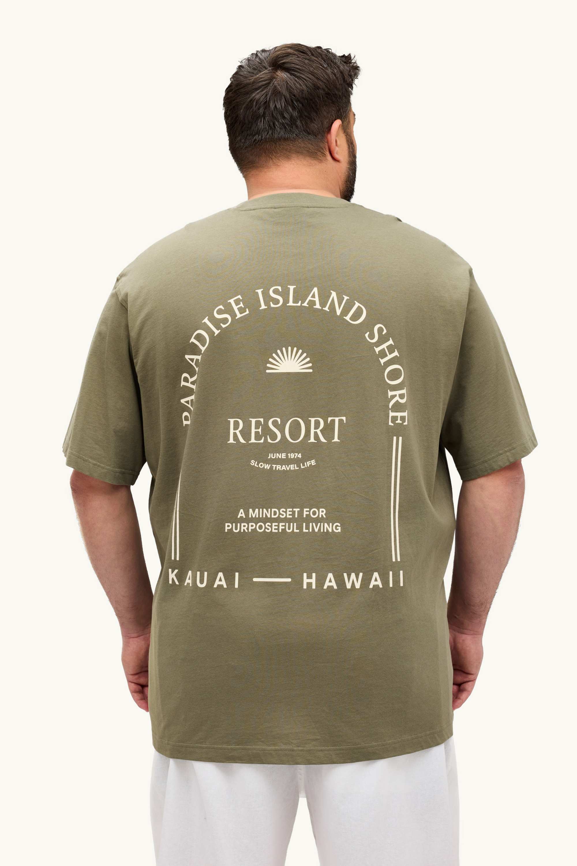 T-shirt - relaxed fit khaki