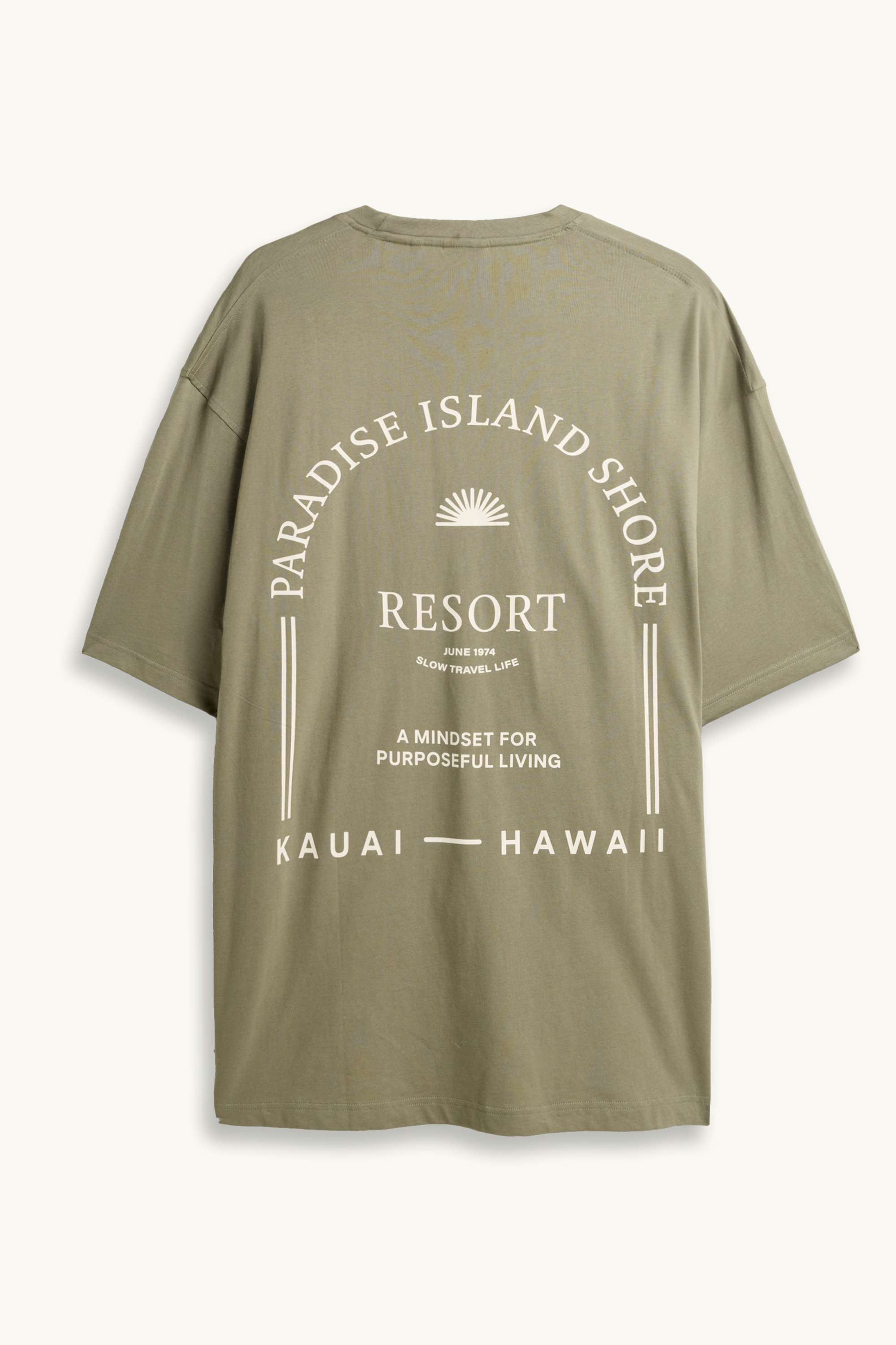 T-shirt - relaxed fit khaki