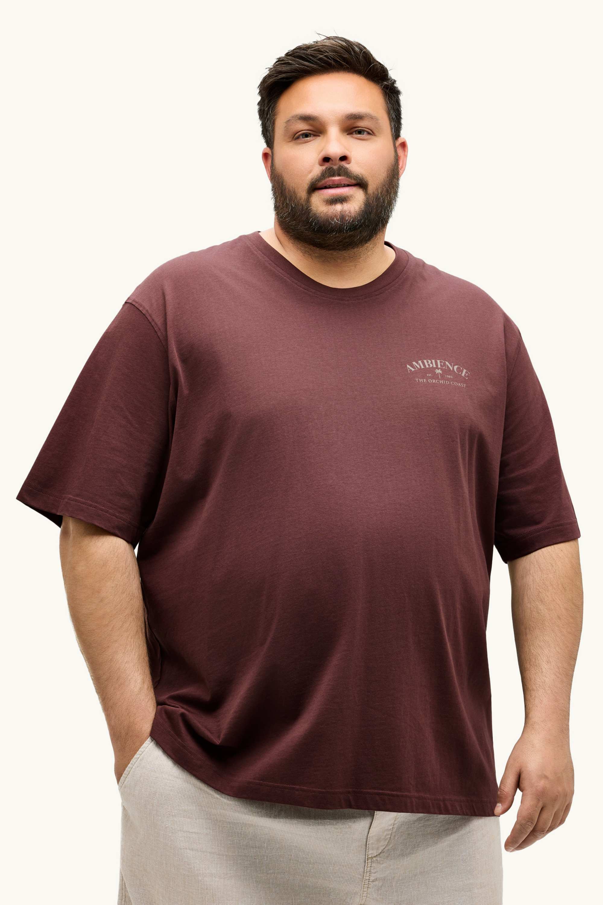 T-shirt - relaxed fit brown