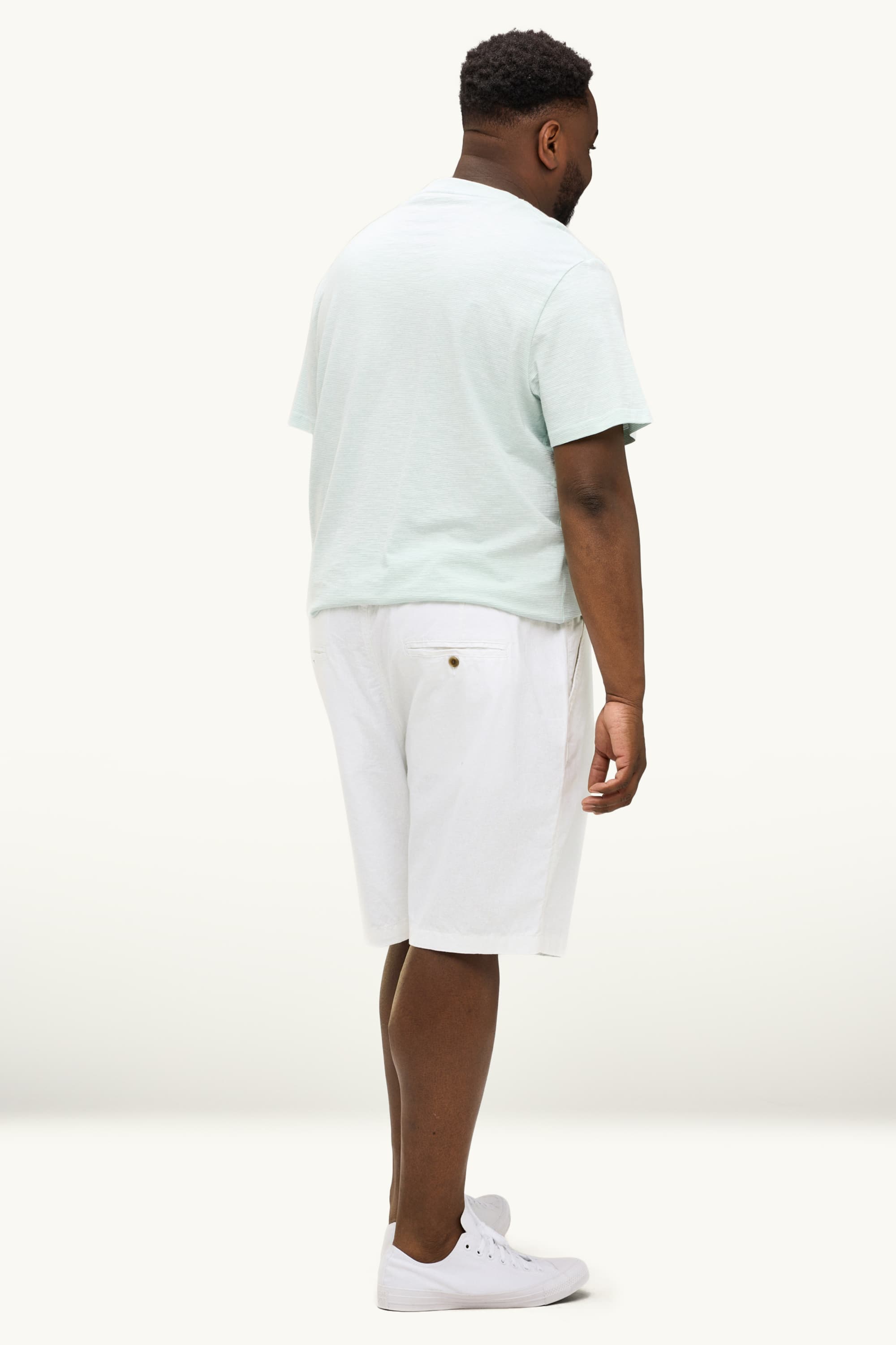 Shorts - linen blend white