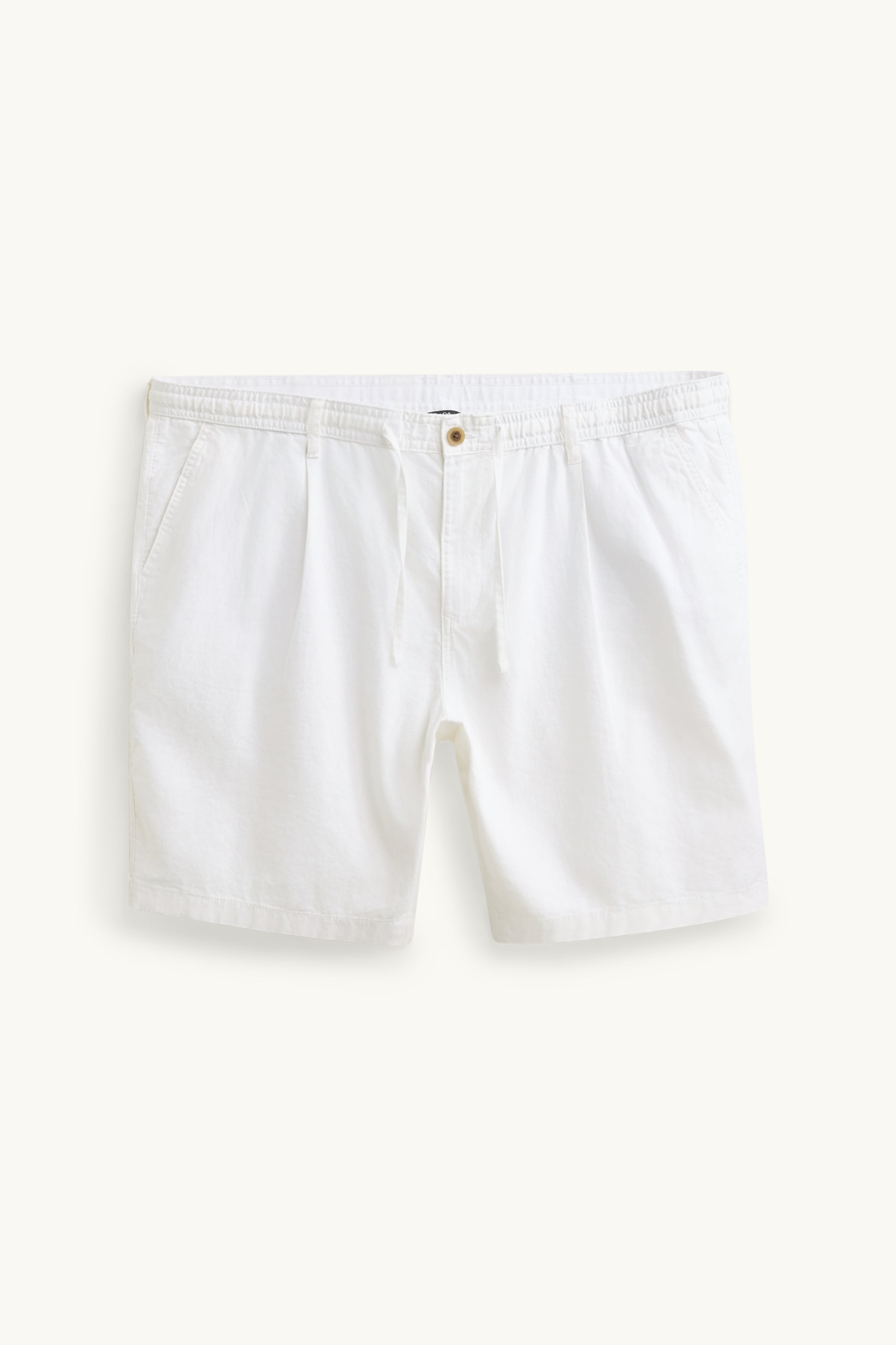 Shorts - linen blend white