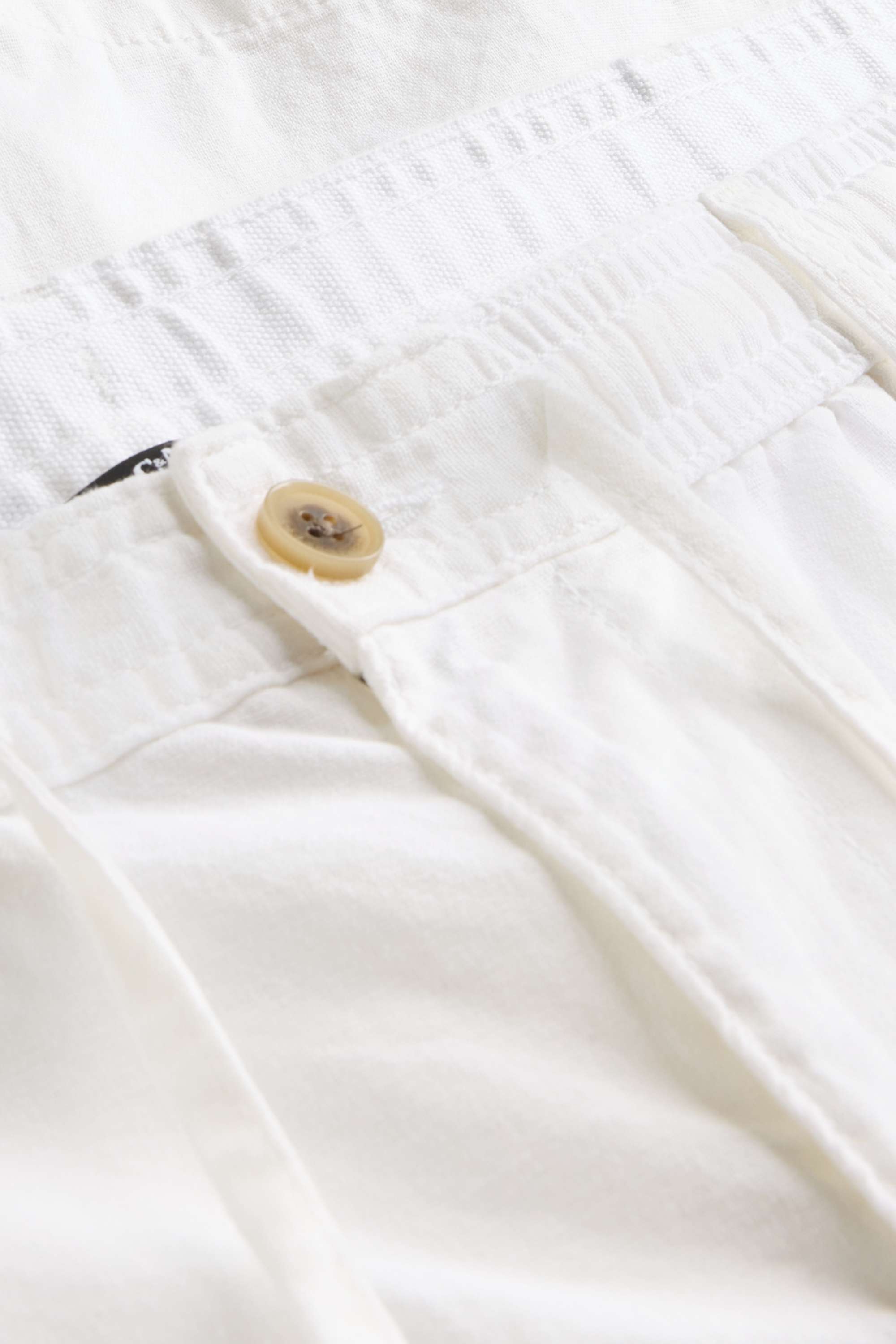 Shorts - linen blend white