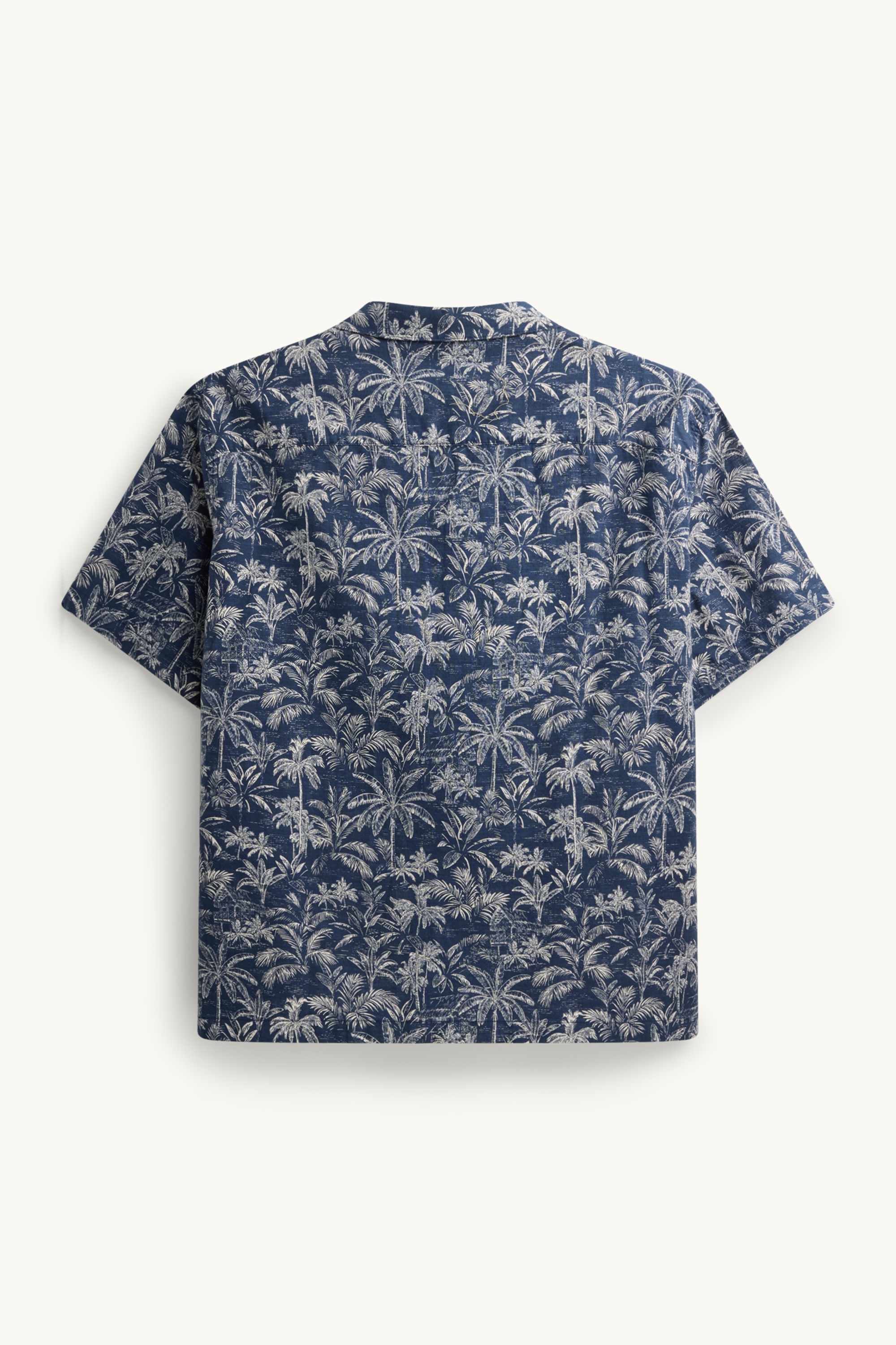 Shirt - regular fit - patterned dark blue