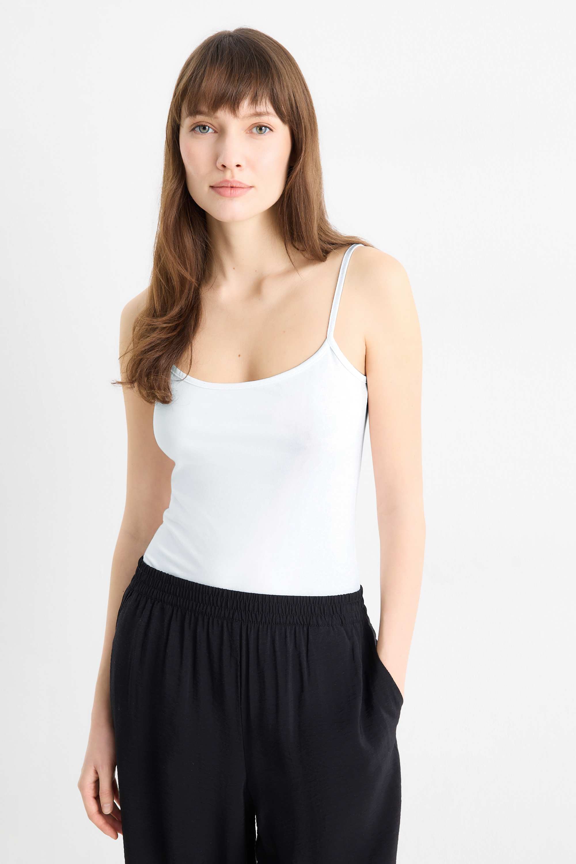 Multipack of 3 - camisole white / black