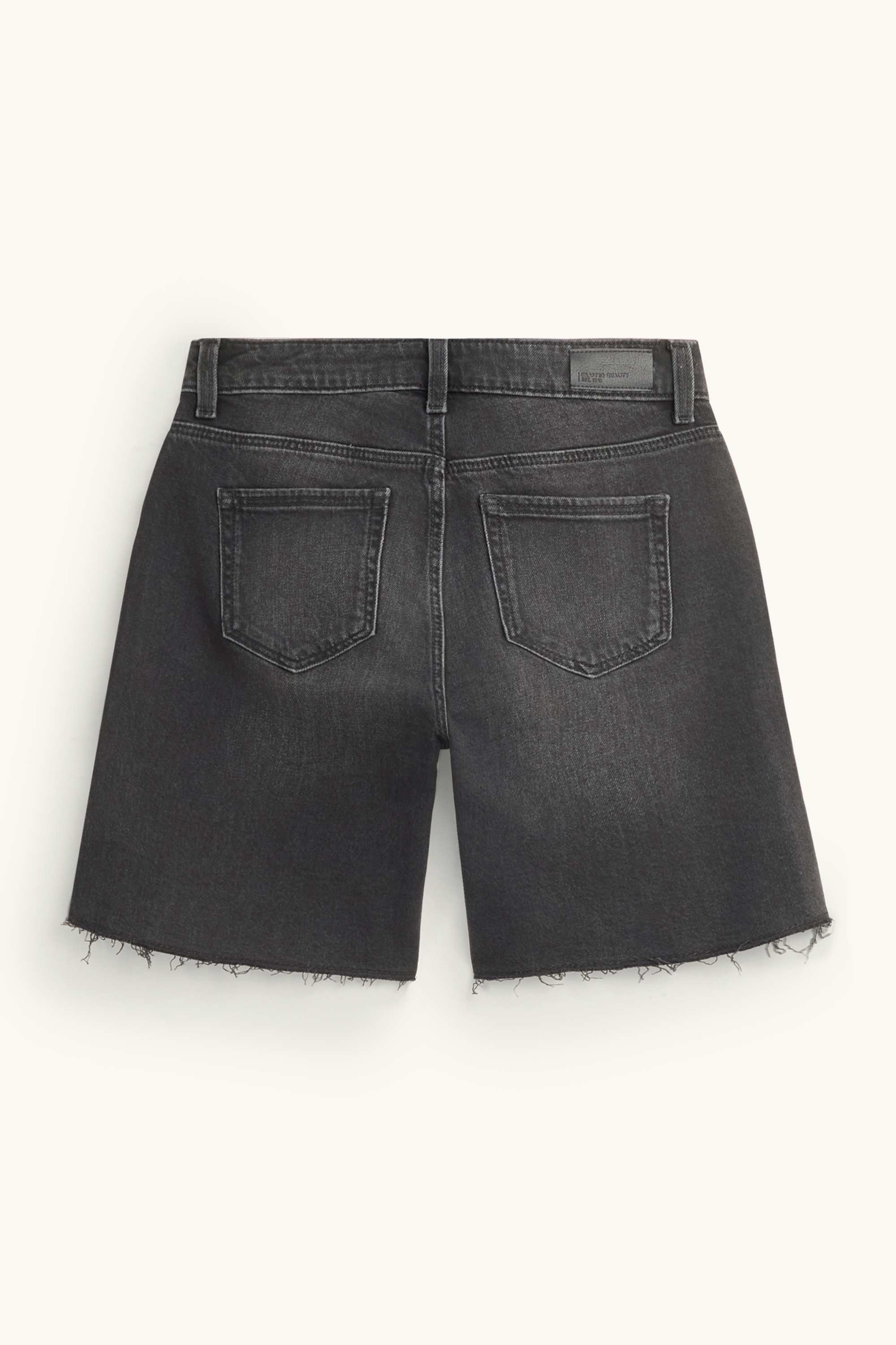 Denim shorts black