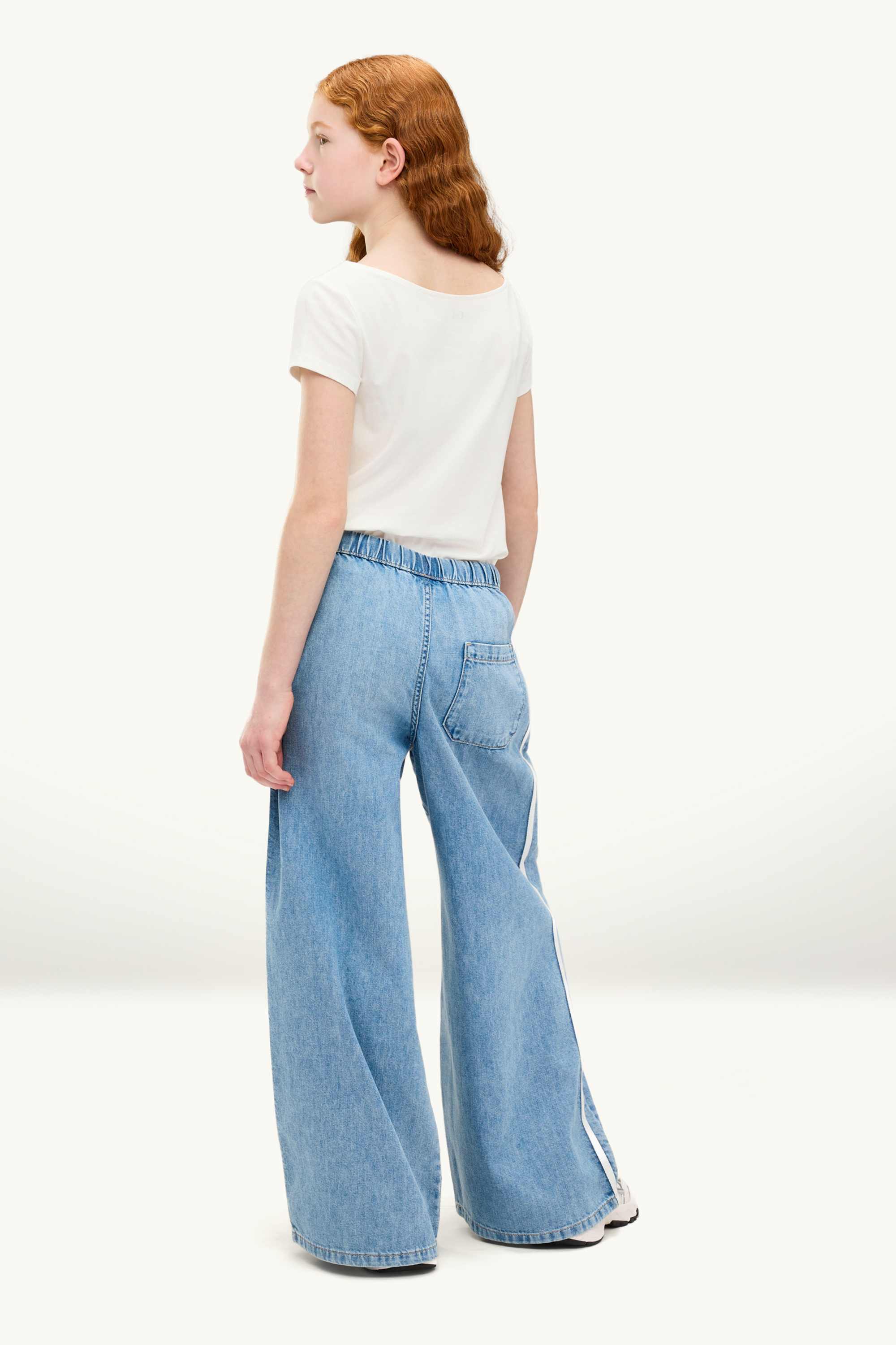 Wide leg jeans blue