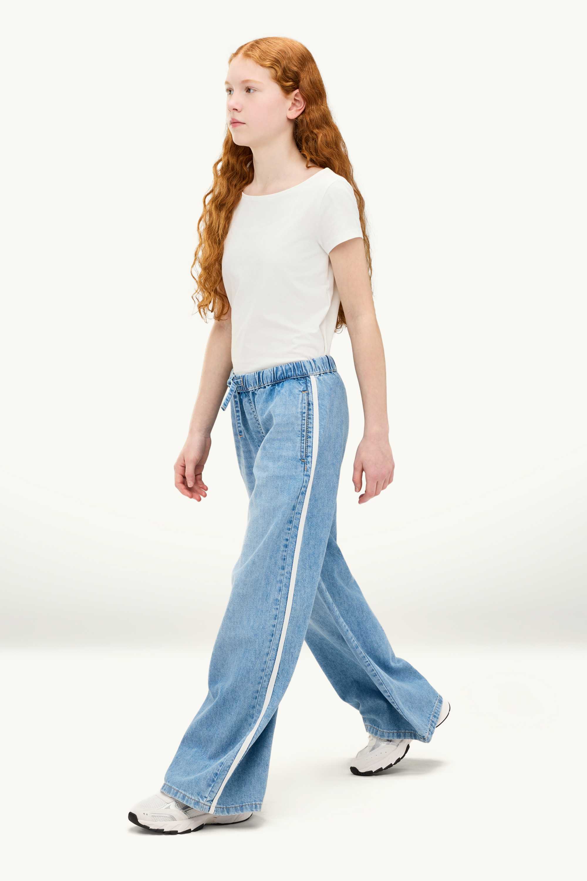 Wide leg jeans blue